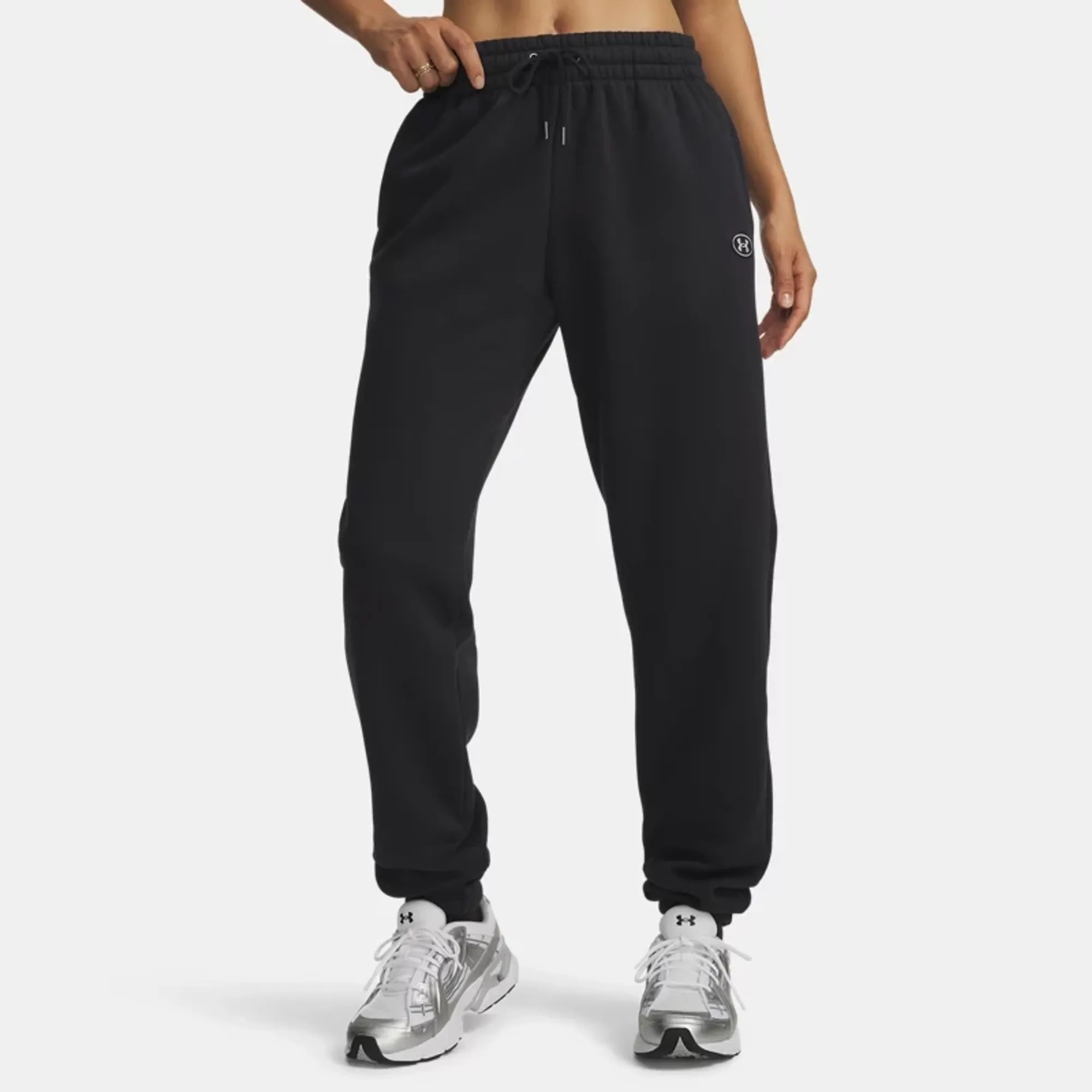 Under Armour  Icon Fleece Women's Joggers Black / White L