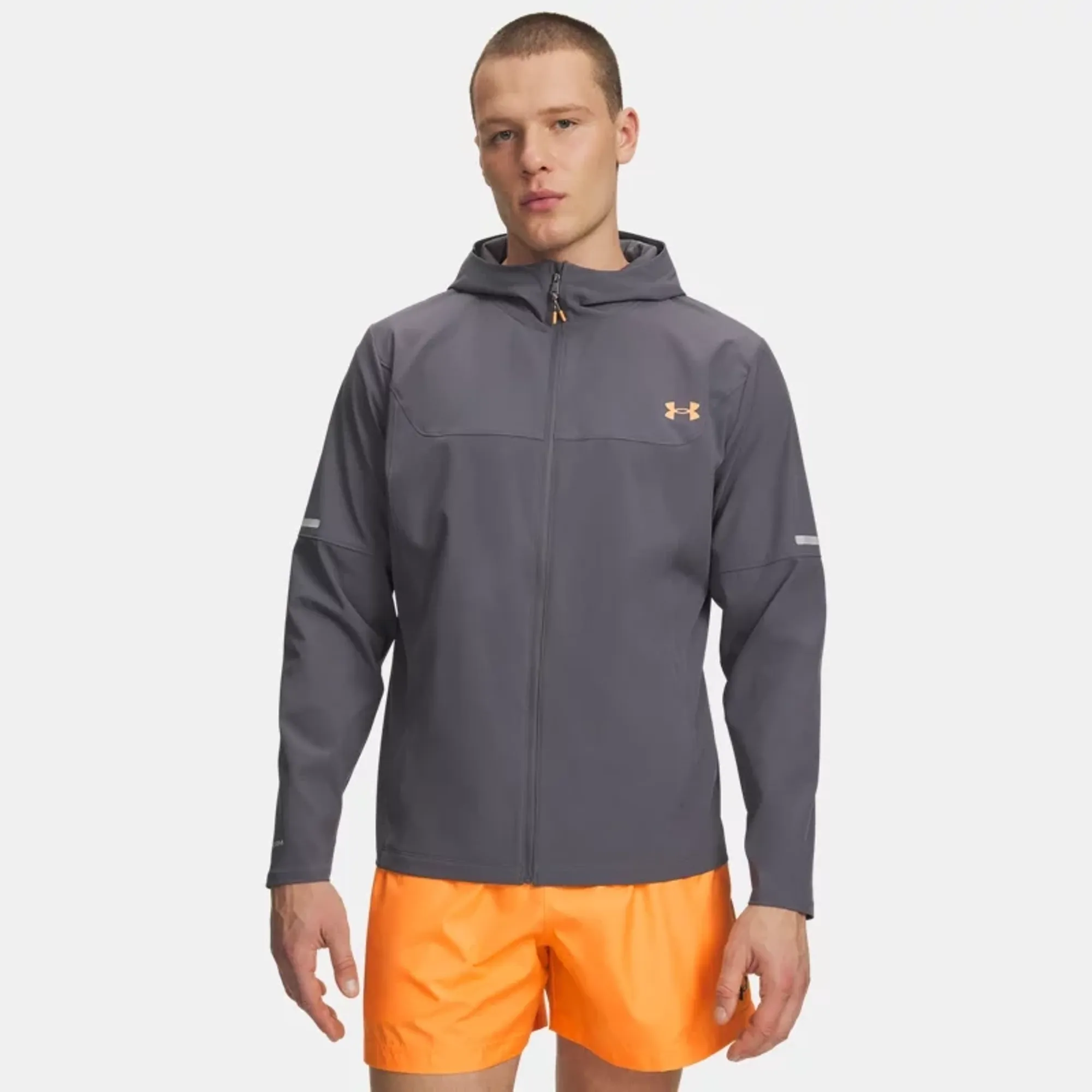 Under Armour  Tech™ Utility Woven Men's Jacket Castlerock / Orange Bloc L