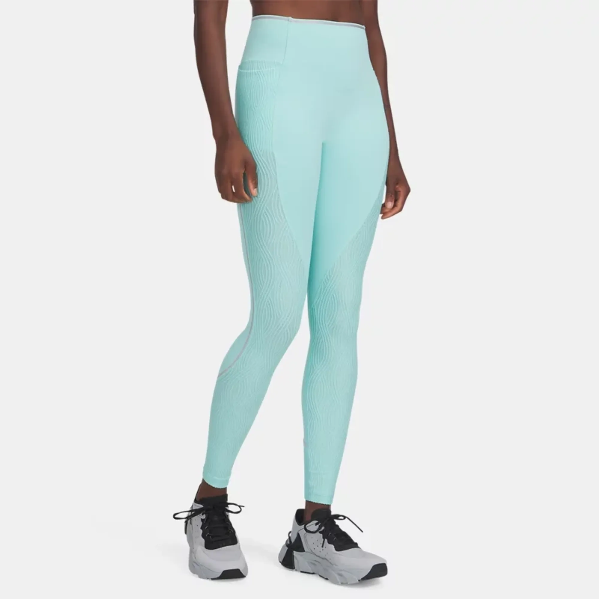 Under Armour  Halo Jacq Under Armour rd Women's Leggings Neo Turquoise / Reflective L