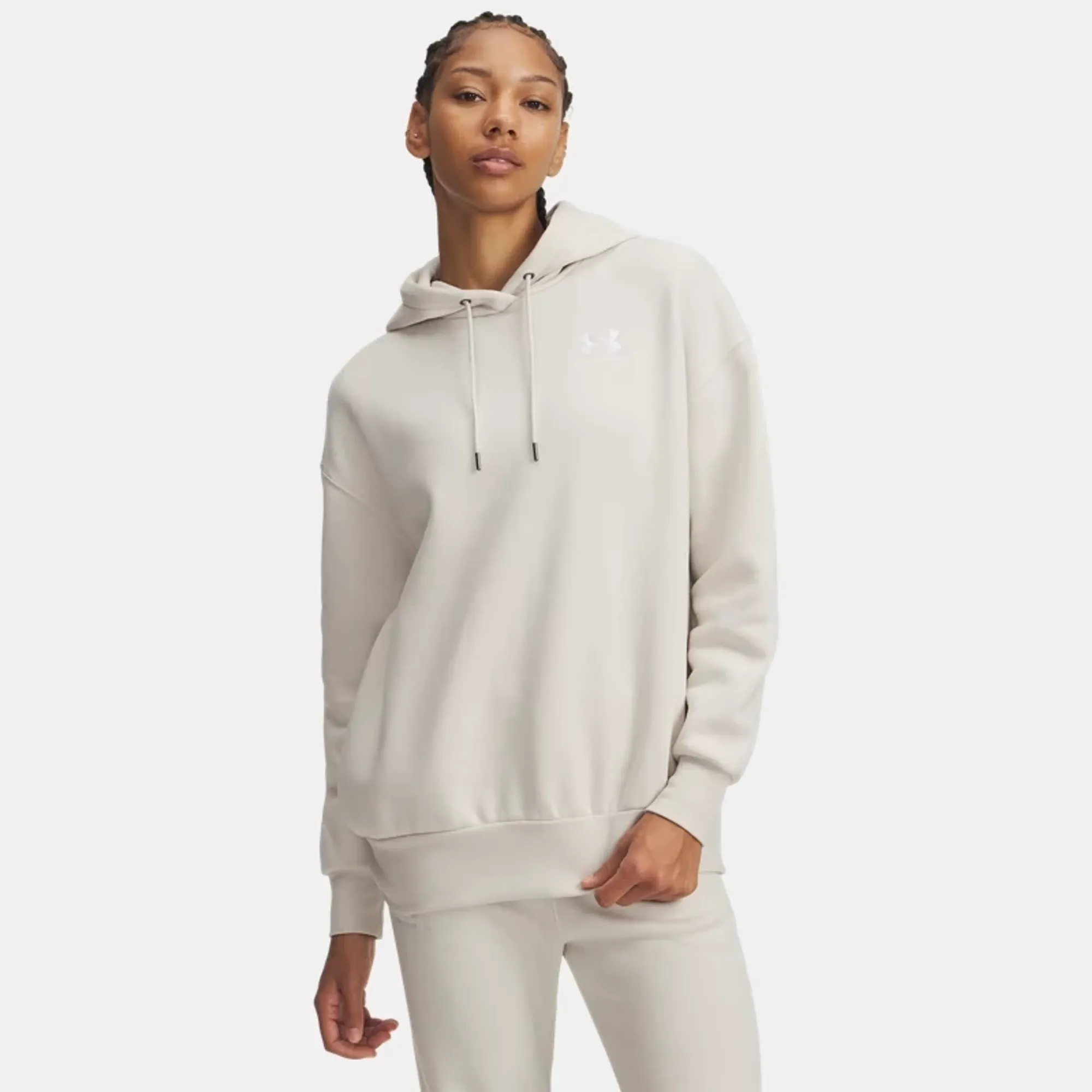 Under Armour  Icon Fleece Women's Oversized Hoodie Summit White / White L