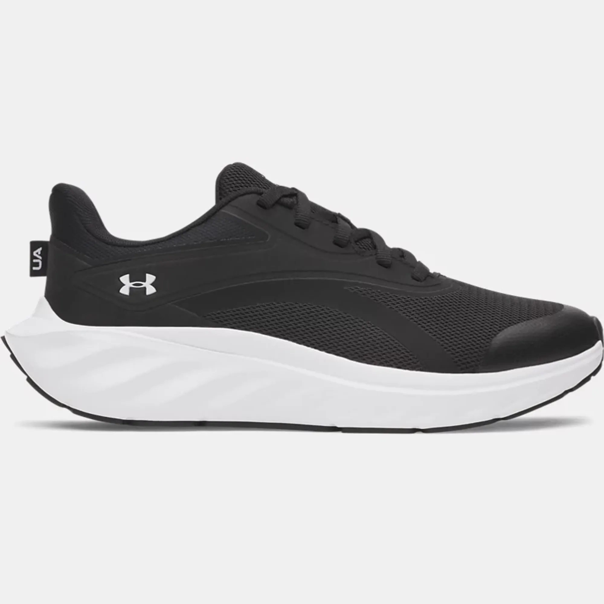 Under Armour  Ascend Boys' Grade School Running Shoes Black / Black / White 3.5