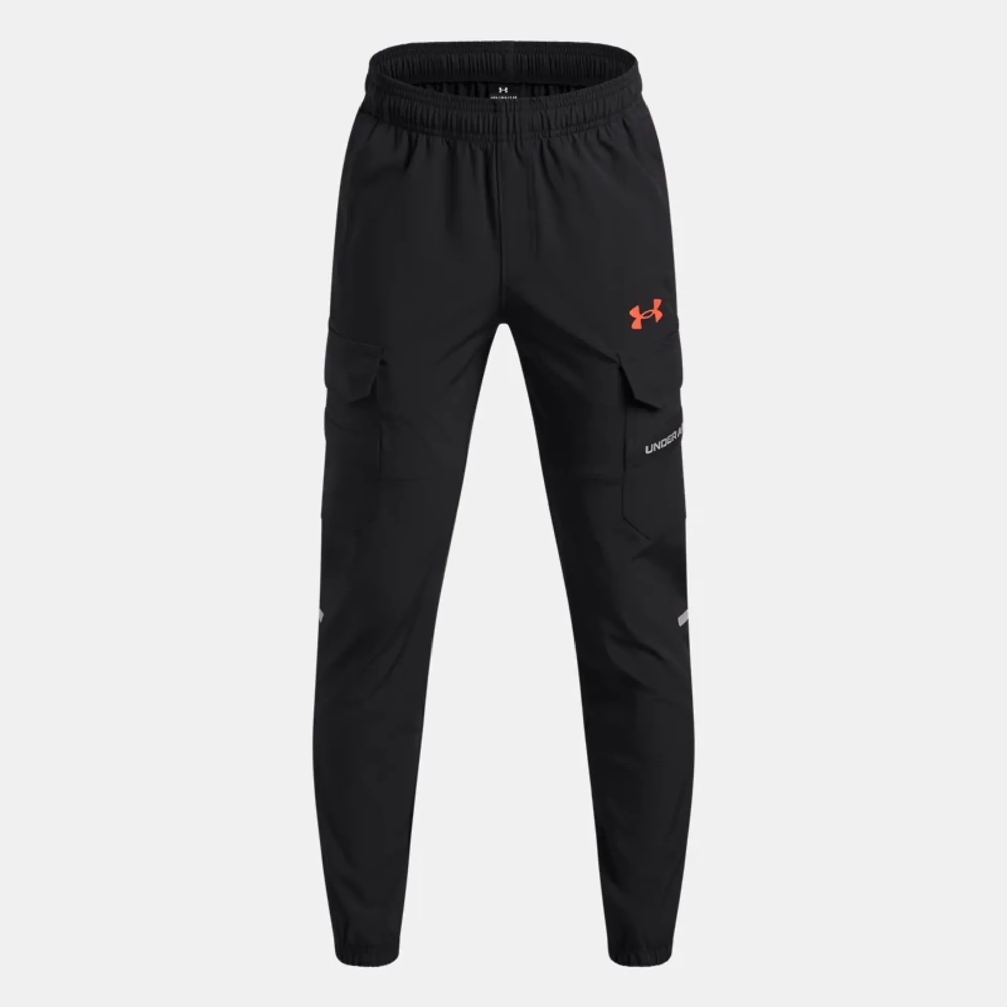 Under Armour  Tech™ Utility Woven Boys' Pants Black / Venom Red YLG (59 - 63 in)