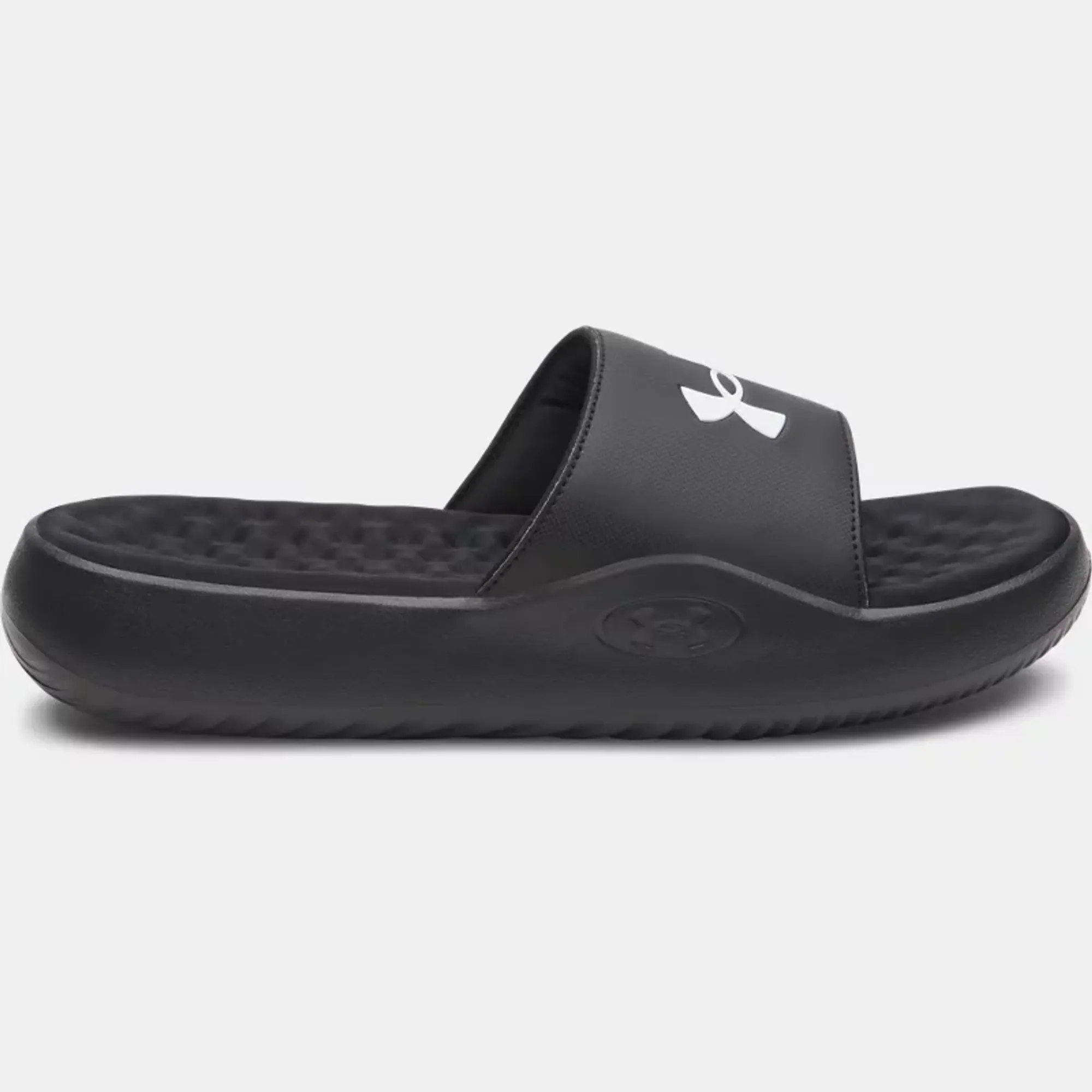 Under Armour  Ignite Pro 8 Fixed Strap Men's Slides Black / Black / White 9