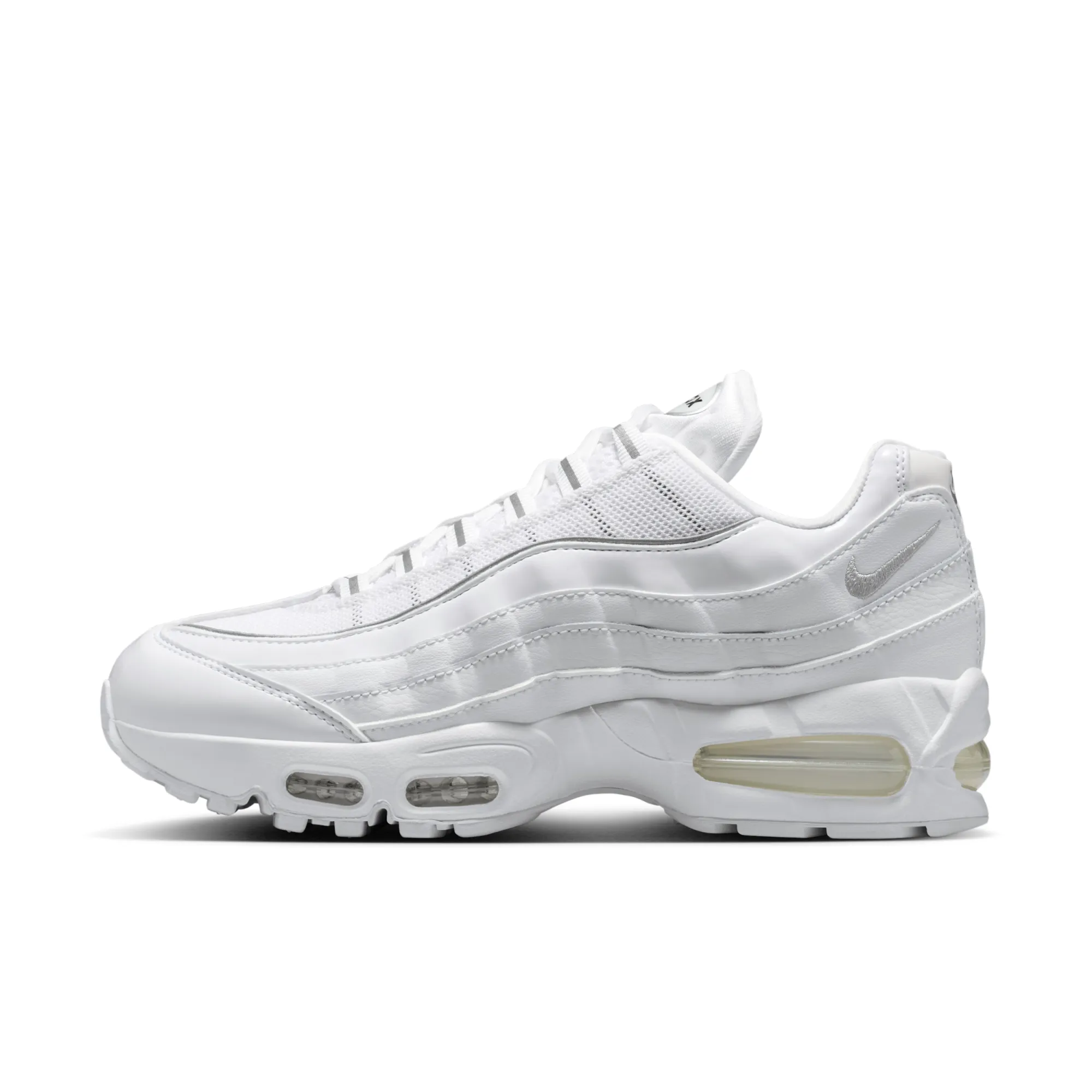 Nike Air Max 95 Big Bubble Women's Shoes with Reflective Design Accents - White