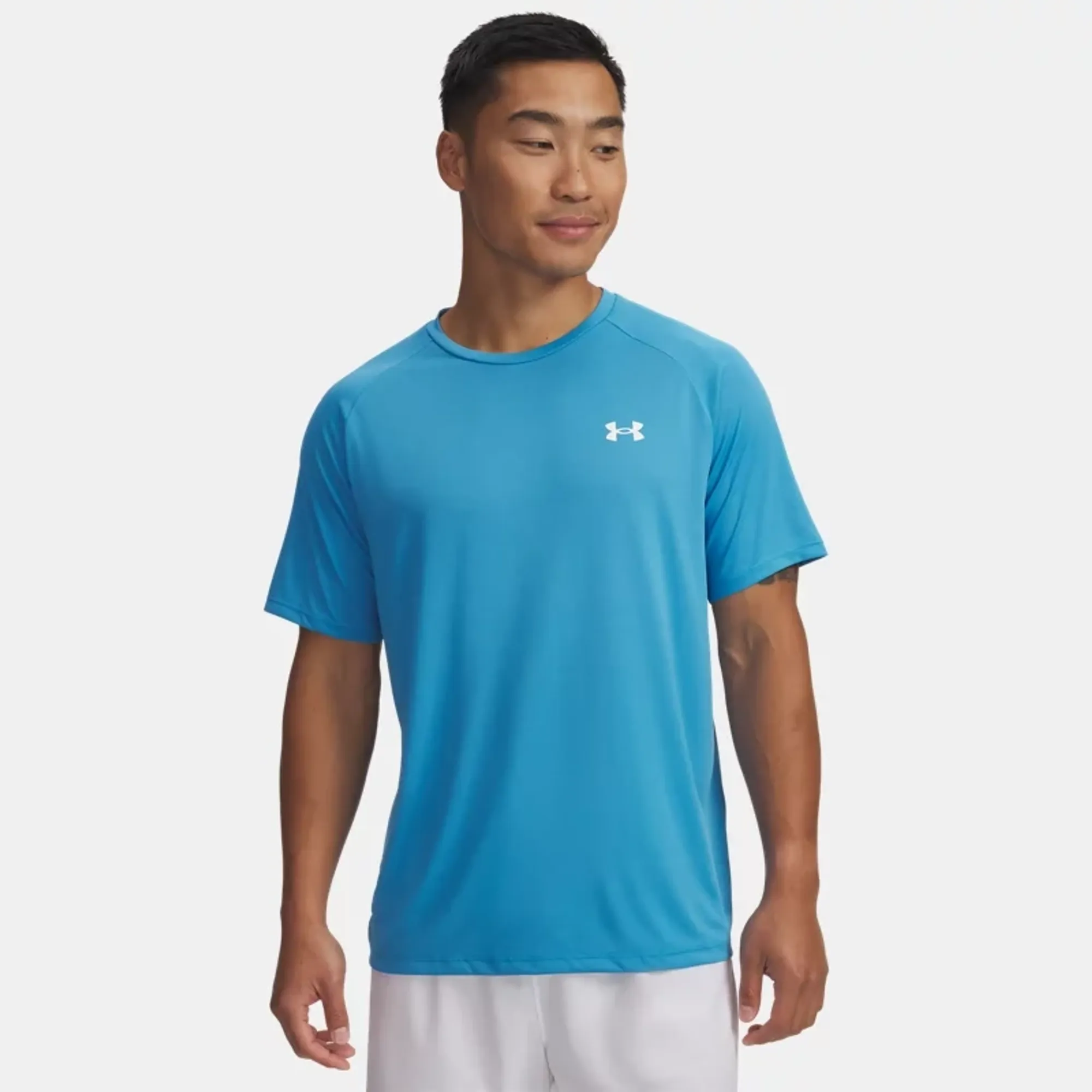 Under Armour  Tech™ 2.0 Men's Short Sleeve Ether Blue / White L