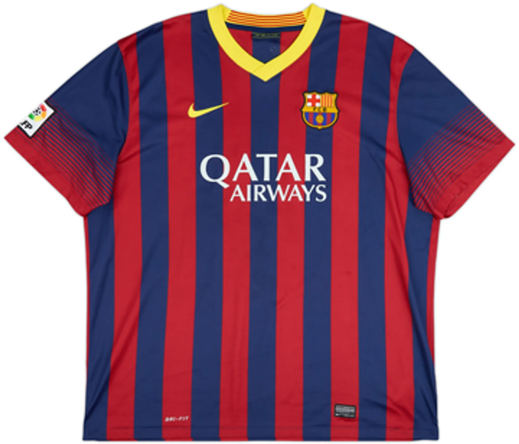 2013-14 Barcelona Home Shirt Messi #10 - 7/10 - (L)