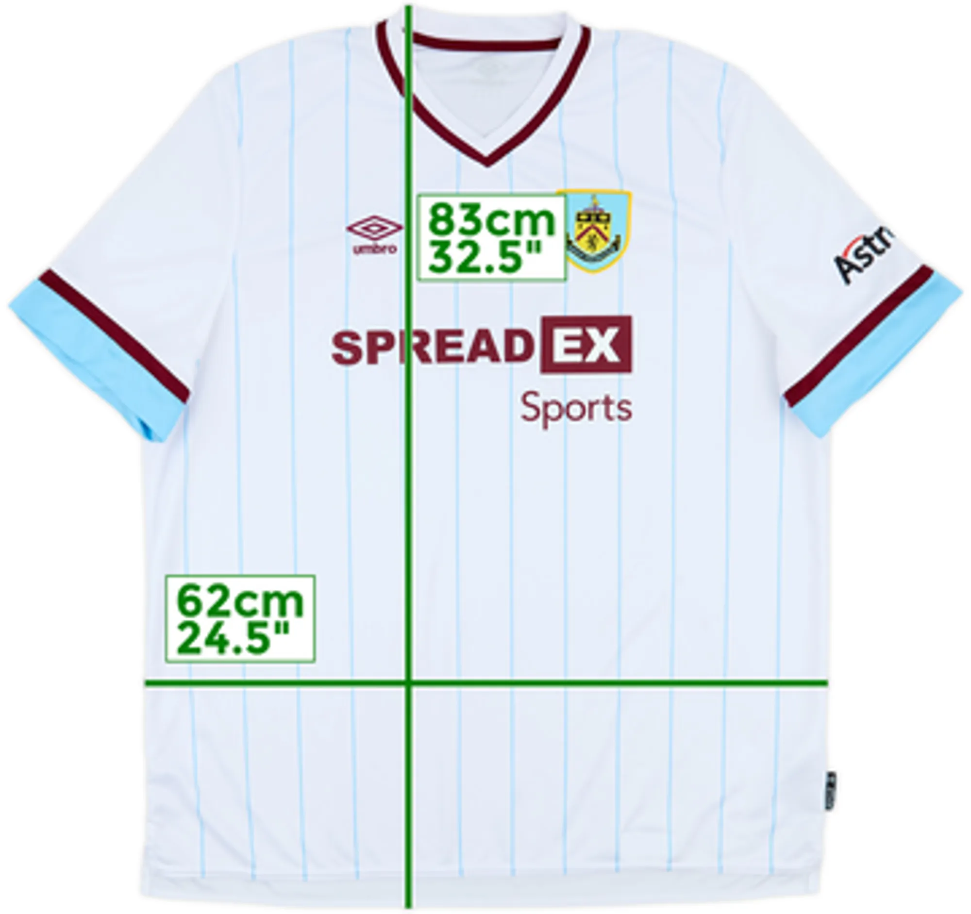2021-22 Burnley Away Shirt - 8/10 - (3XL)