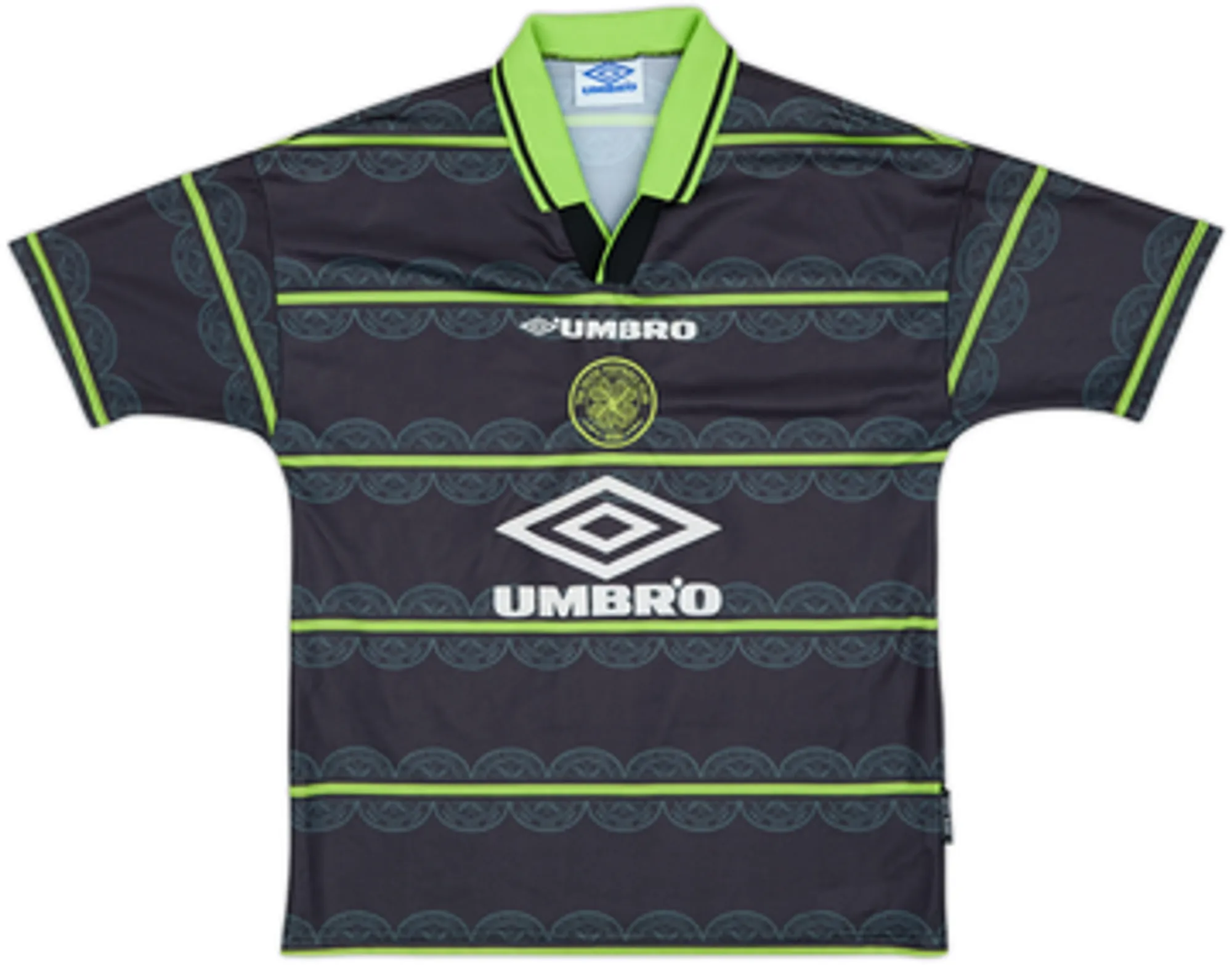 1998-99 Celtic Away Shirt Larsson #7 - 8/10 - (XL)