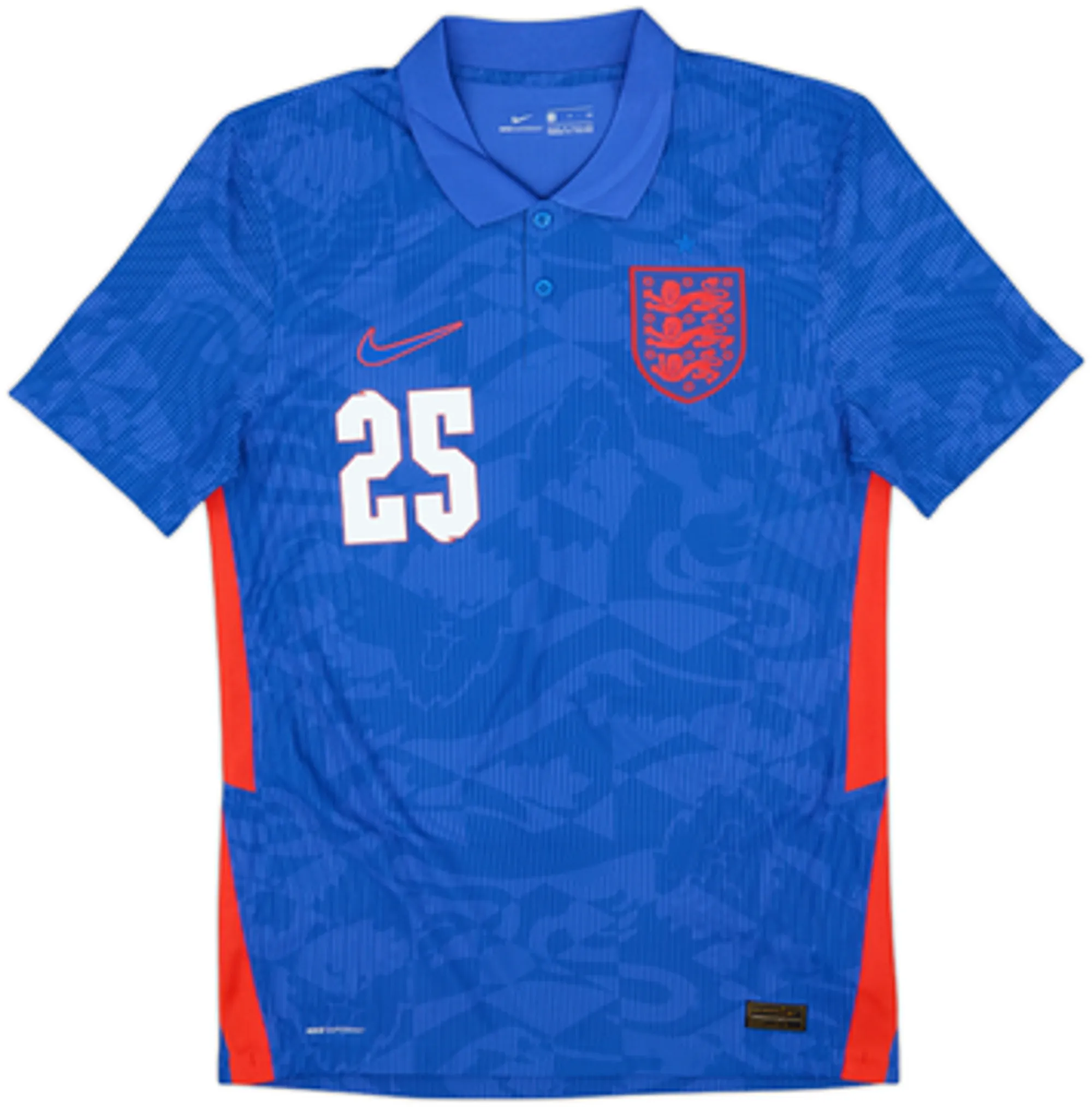 2020-21 England Authentic Away Shirt Saka #25 - 10/10 - (M)