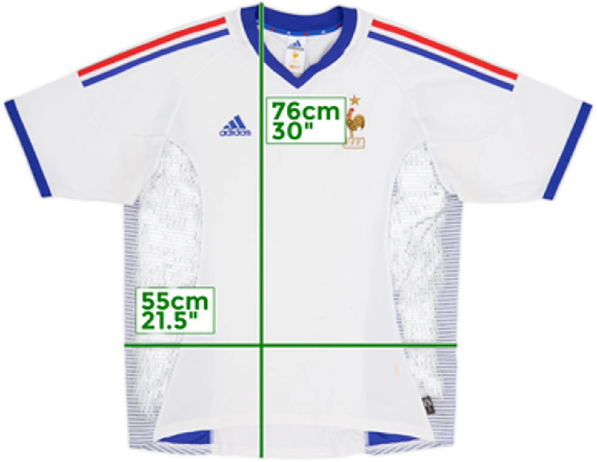 2002-04 France Away Shirt - 5/10 - (M.Boys)