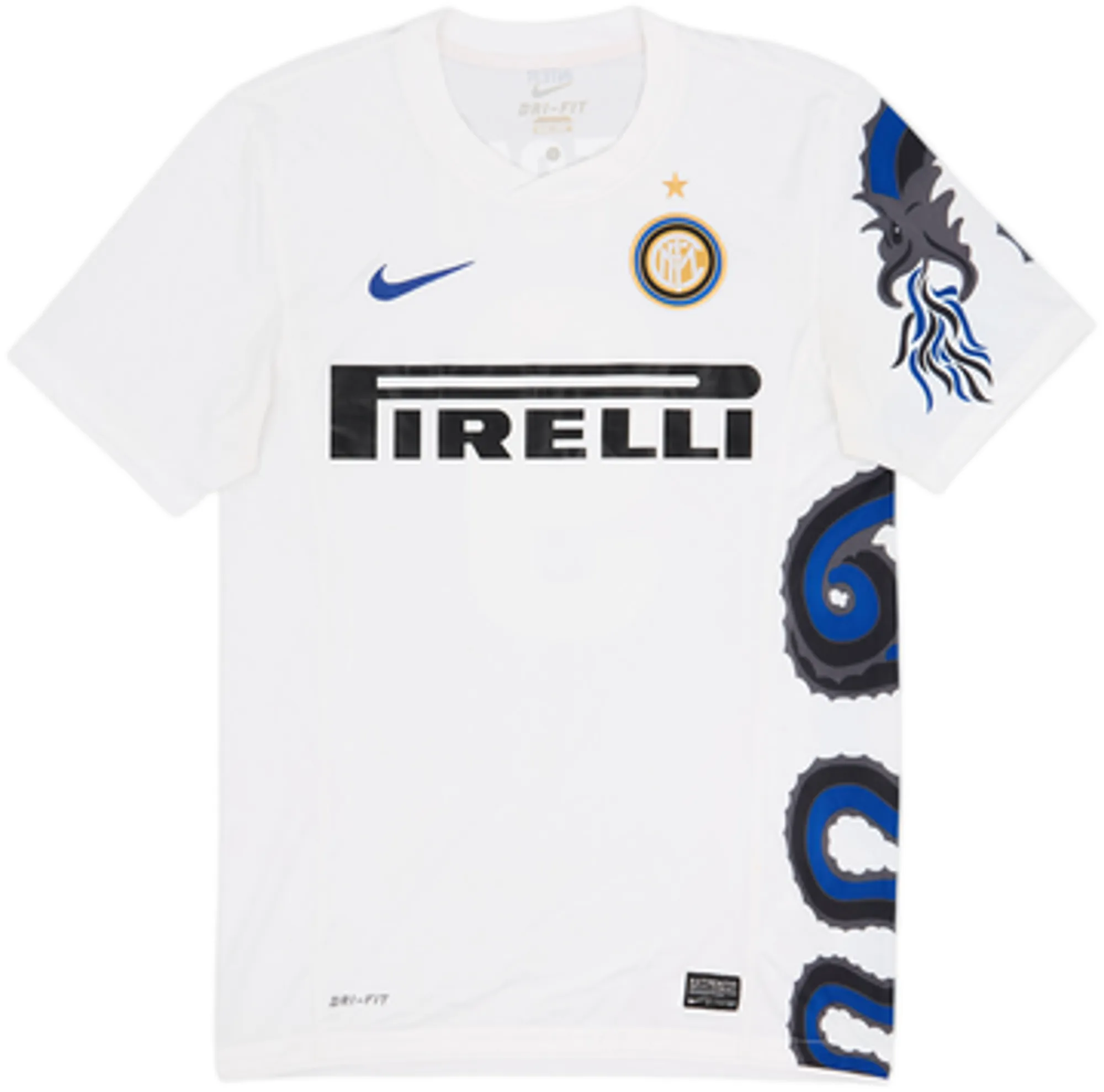 2010-11 Inter Milan Away Shirt Eto'o #9 - 7/10 - (M)