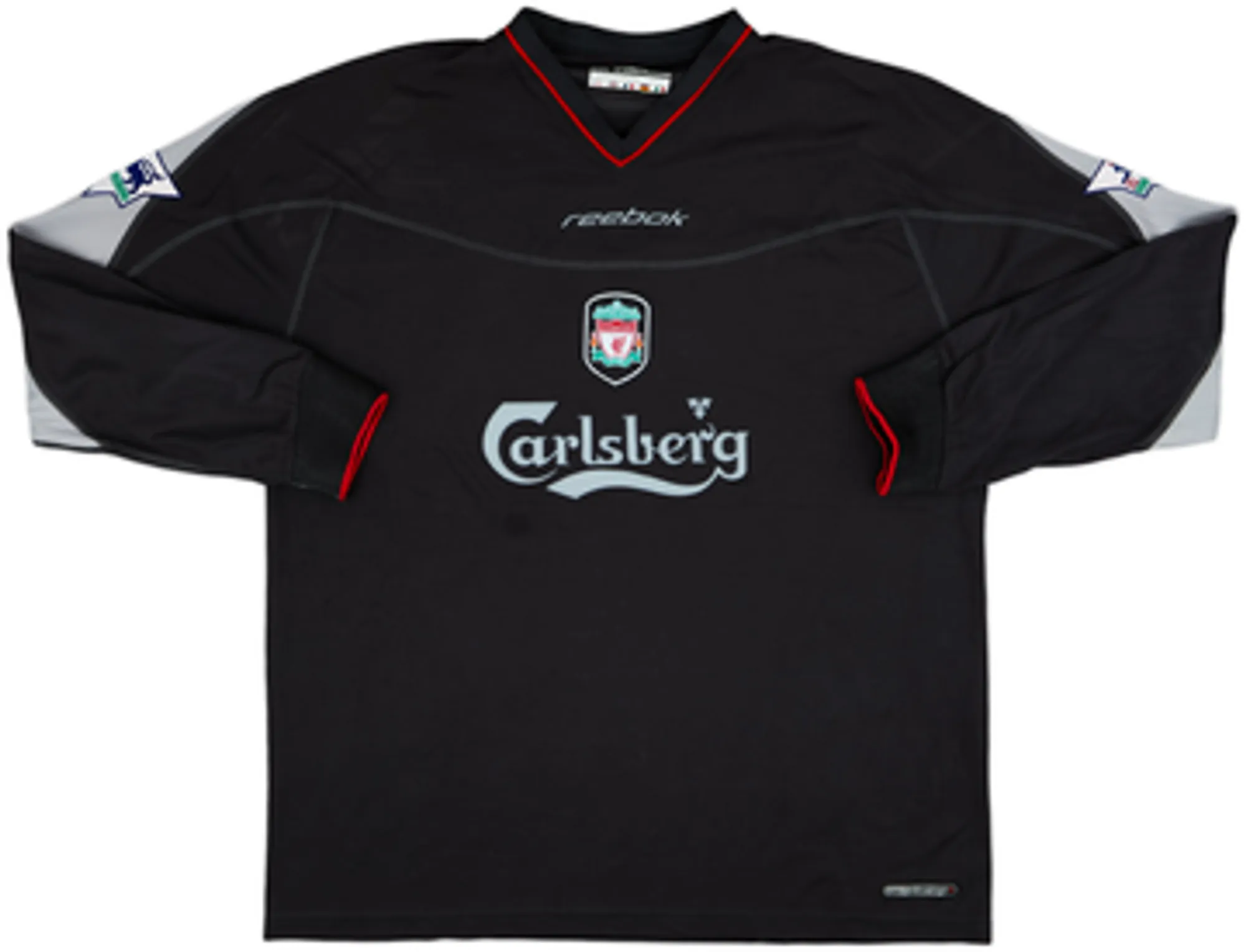 2002-04 Liverpool Away L/S Shirt Diouf #9 - 8/10 - (XL)