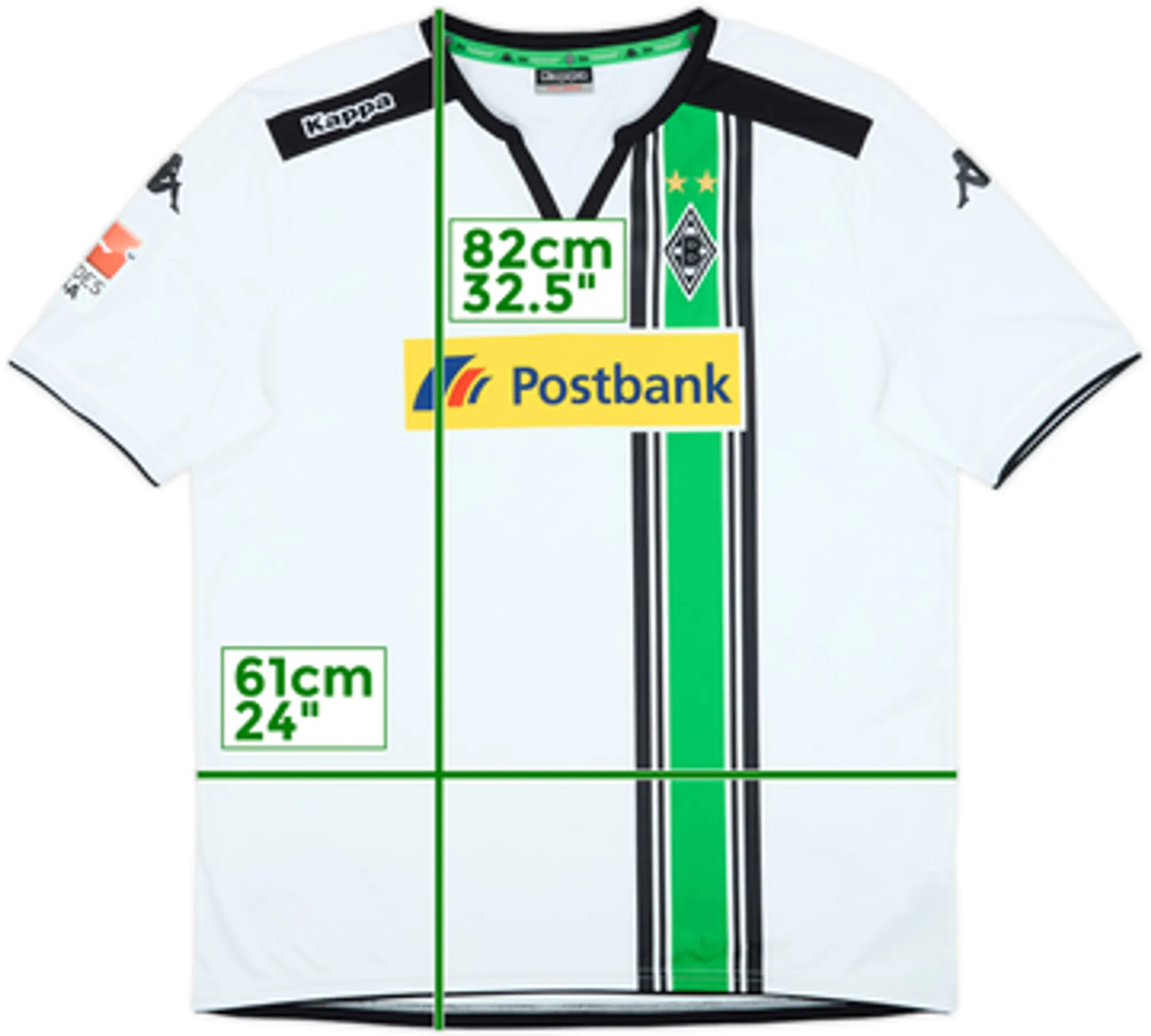 2015-16 Borussia Monchengladbach Home Shirt - 10/10 - (XXL)