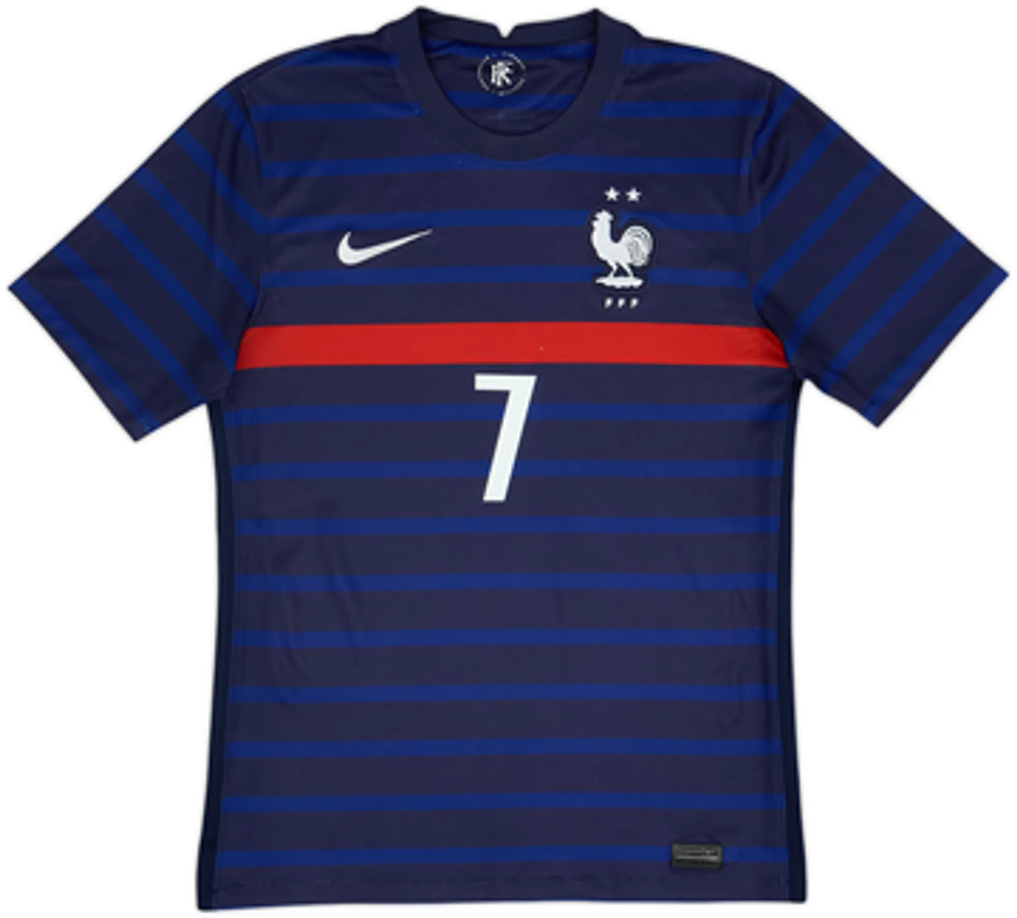 2020-21 France Home Shirt Griezmann #7 - 8/10 - (M)