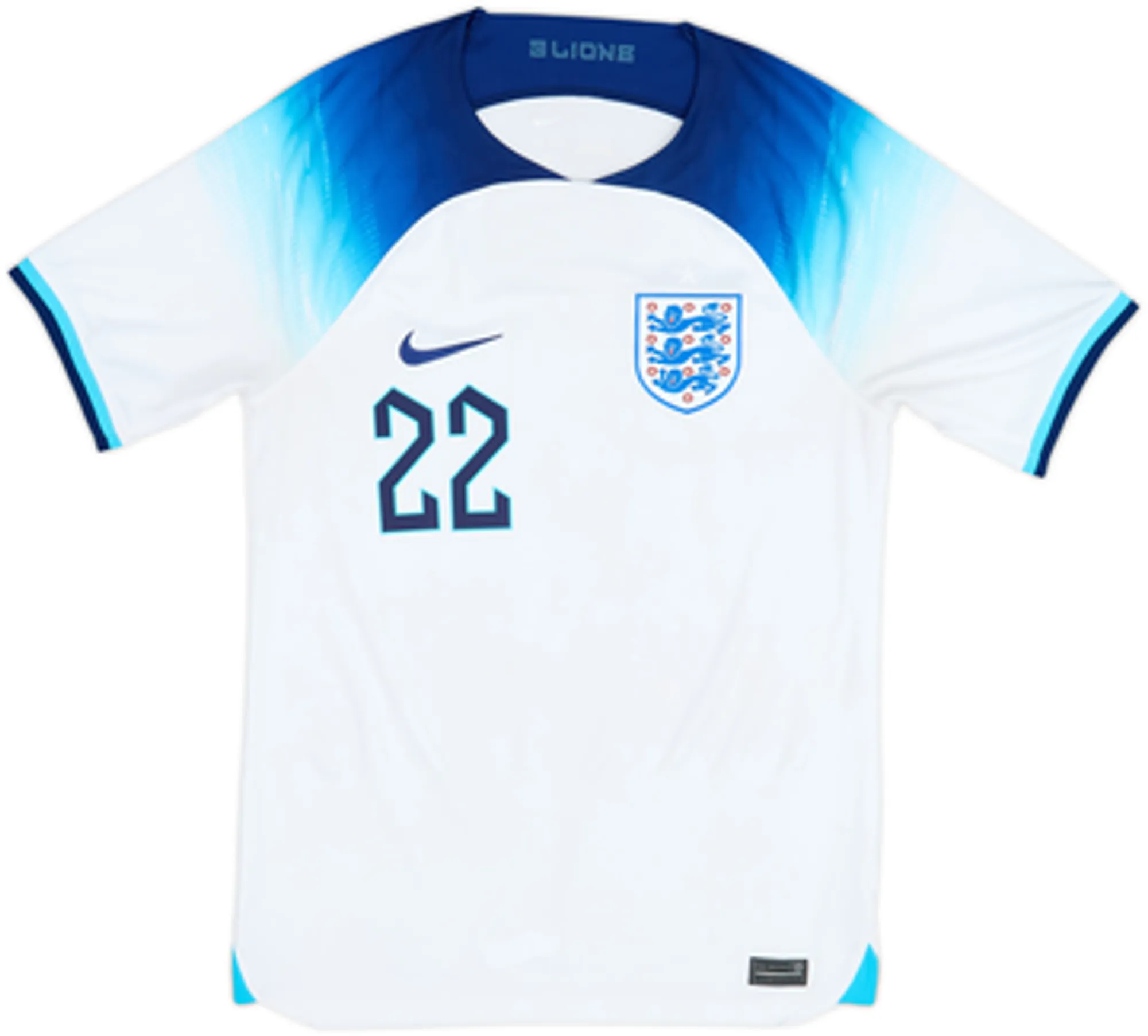 2022-23 England Home Shirt Bellingham #22 - 5/10 - (M)
