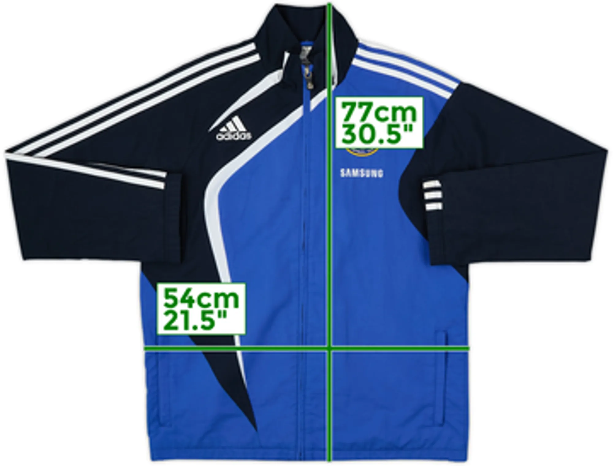 2009-10 Chelsea adidas Track Jacket - 5/10 - (L/XL)