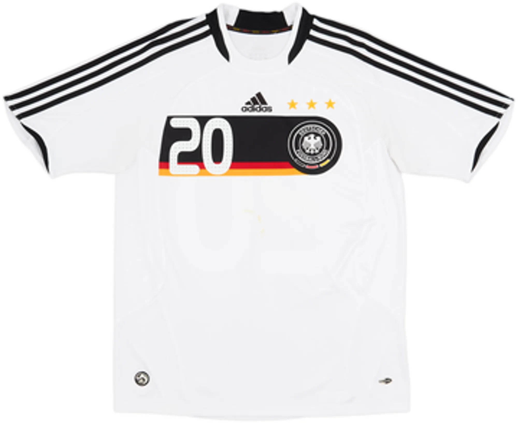 2008-09 Germany Home Shirt Podolski #20 - 6/10 - (L)