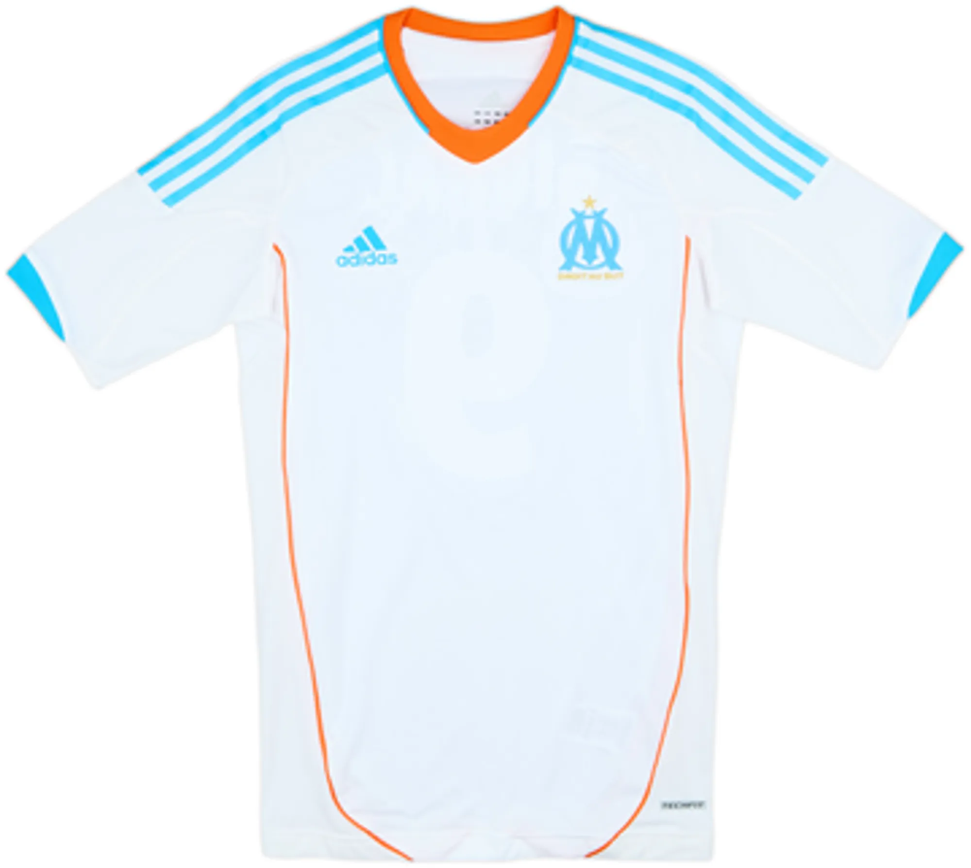 2012-13 Olympique Marseille Player Issue TechFit Home Shirt Gignac #9 - 10/10 - (M)