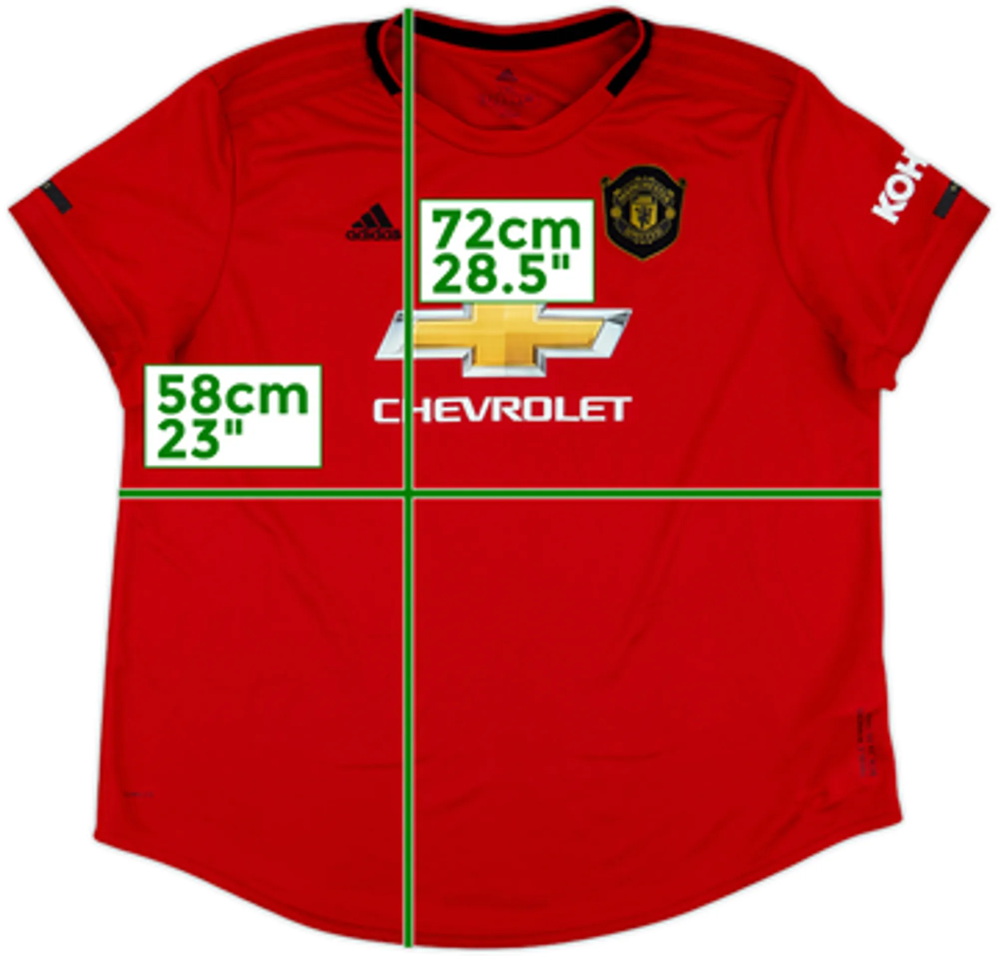 2019-20 Manchester United Home Shirt - 8/10 - (Women's XXL)