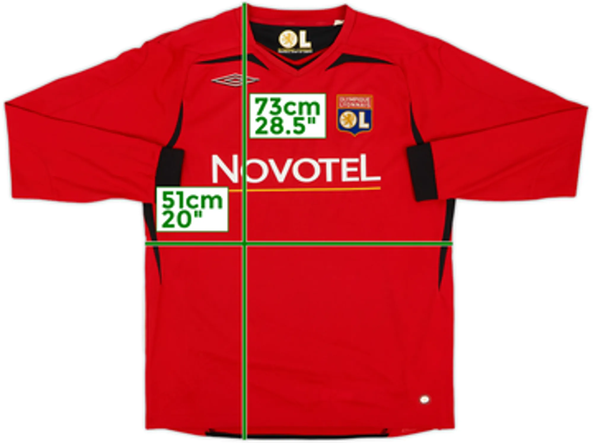 2007-08 Lyon GK Shirt - 9/10 - (M)