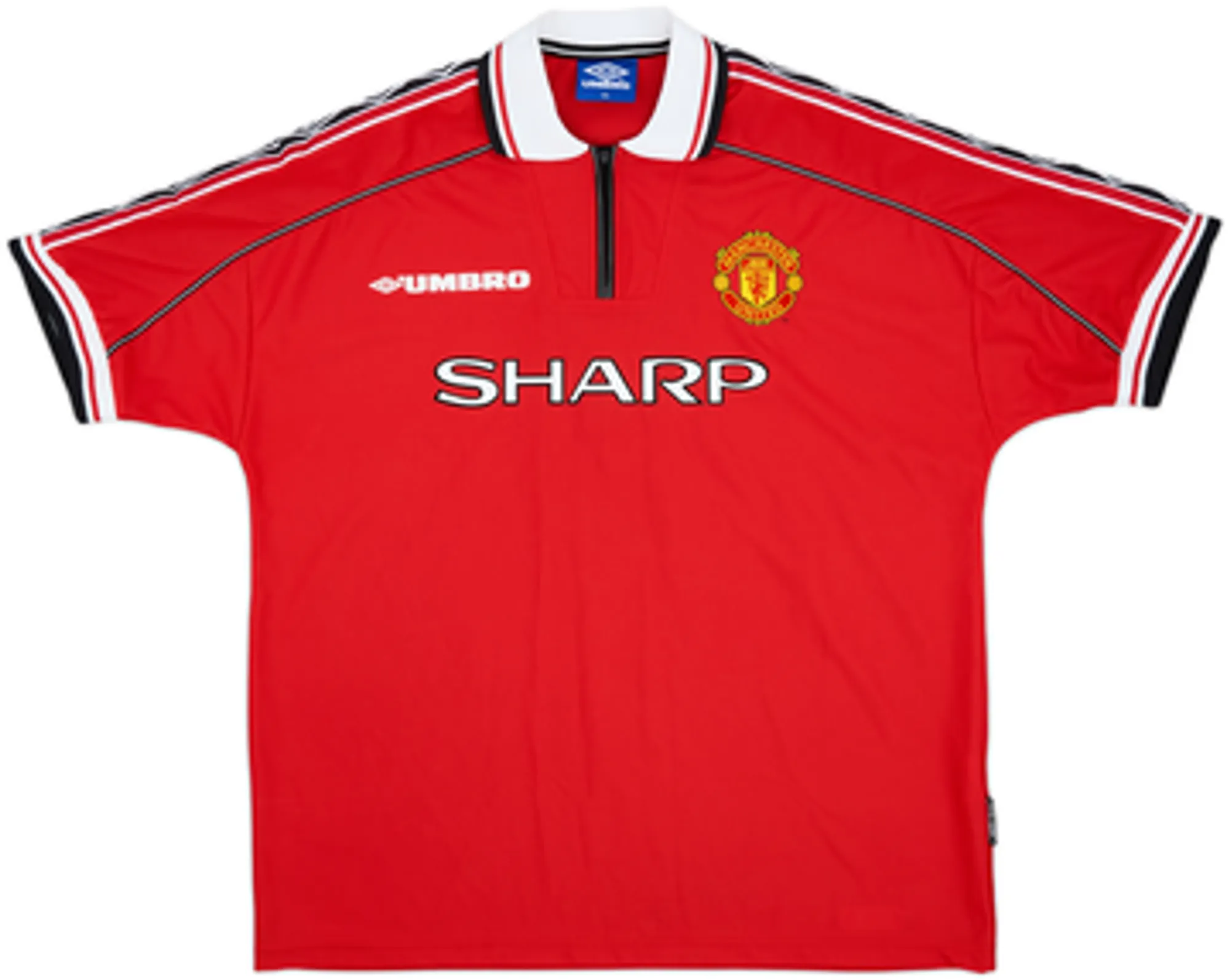 1998-00 Manchester United Home Shirt Cole #9 - 9/10 - (XL)