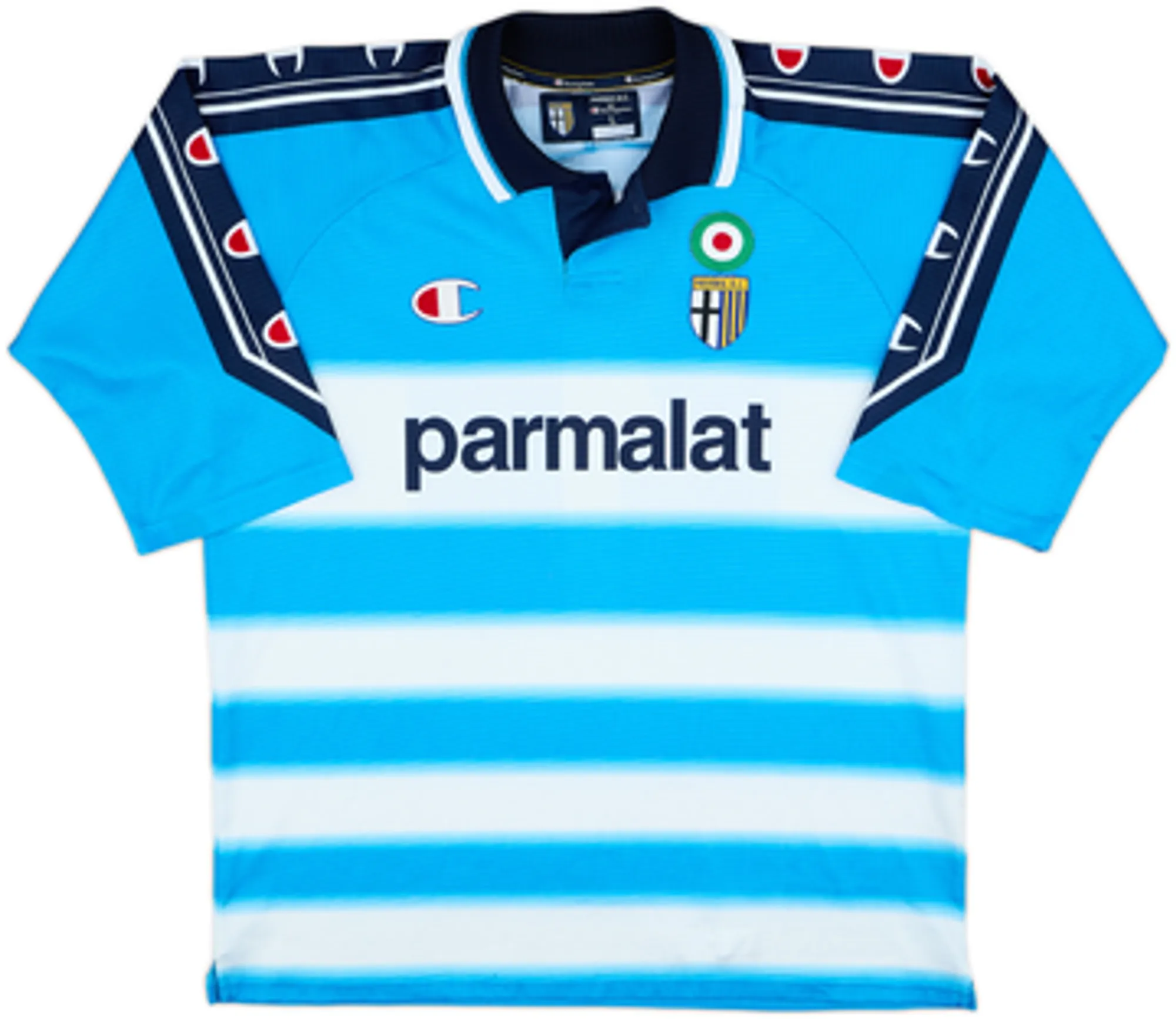 1999-00 Parma GK S/S Shirt Buffon #1 - 8/10 - (L)