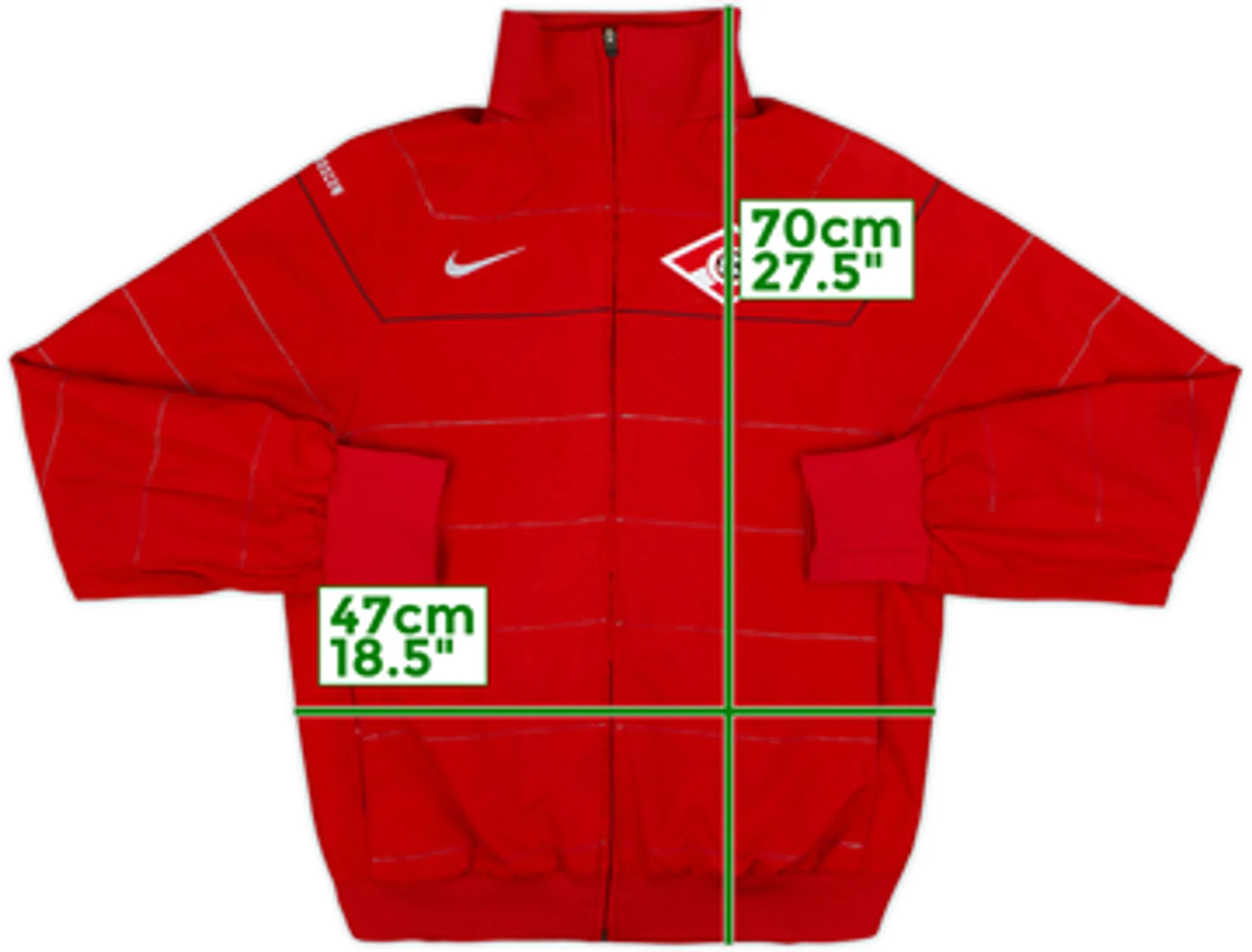 2009-10 Spartak Moscow Nike Track Jacket - 6/10 - (S)