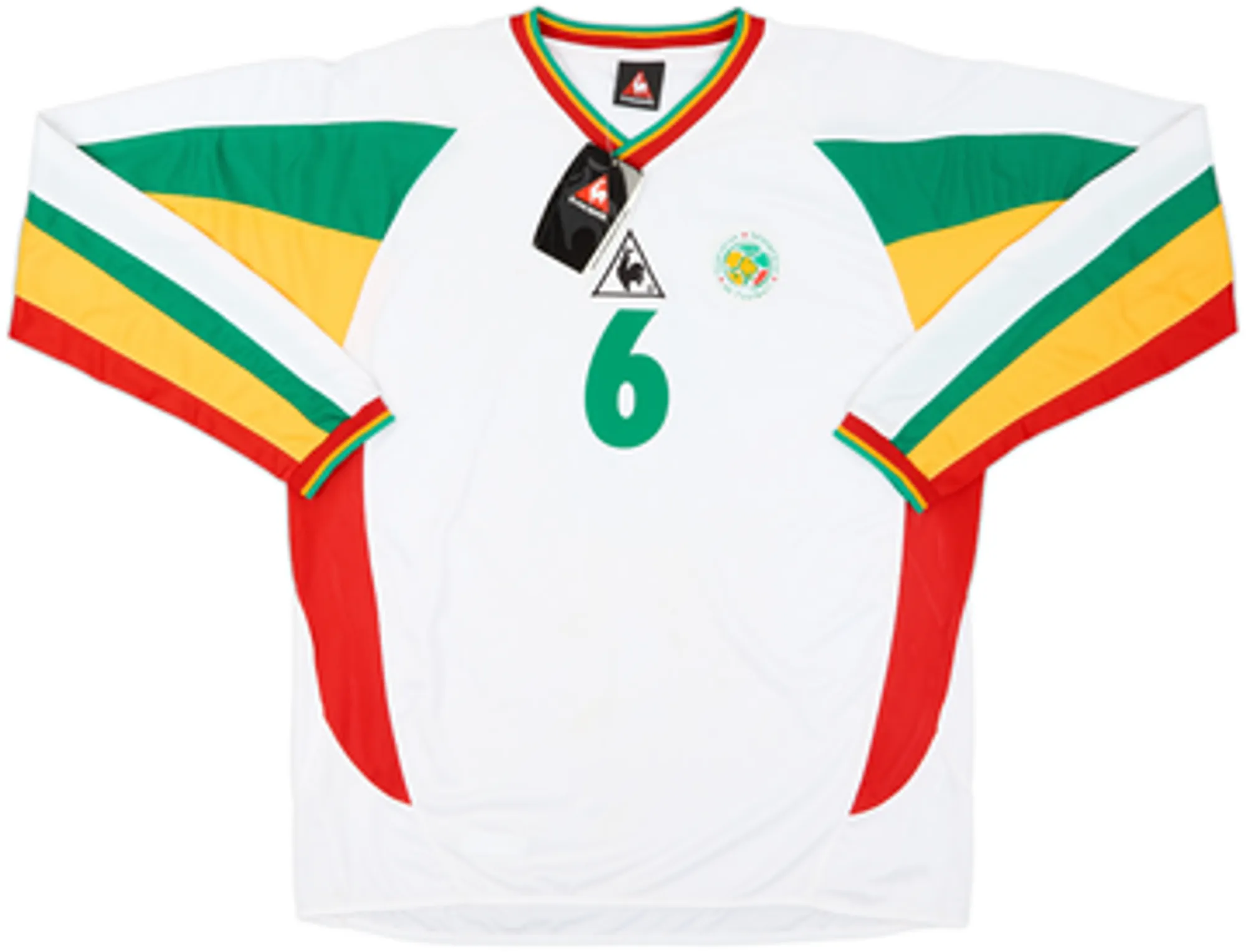 2002-04 Senegal Home L/S Shirt Cisse #6 (XL)
