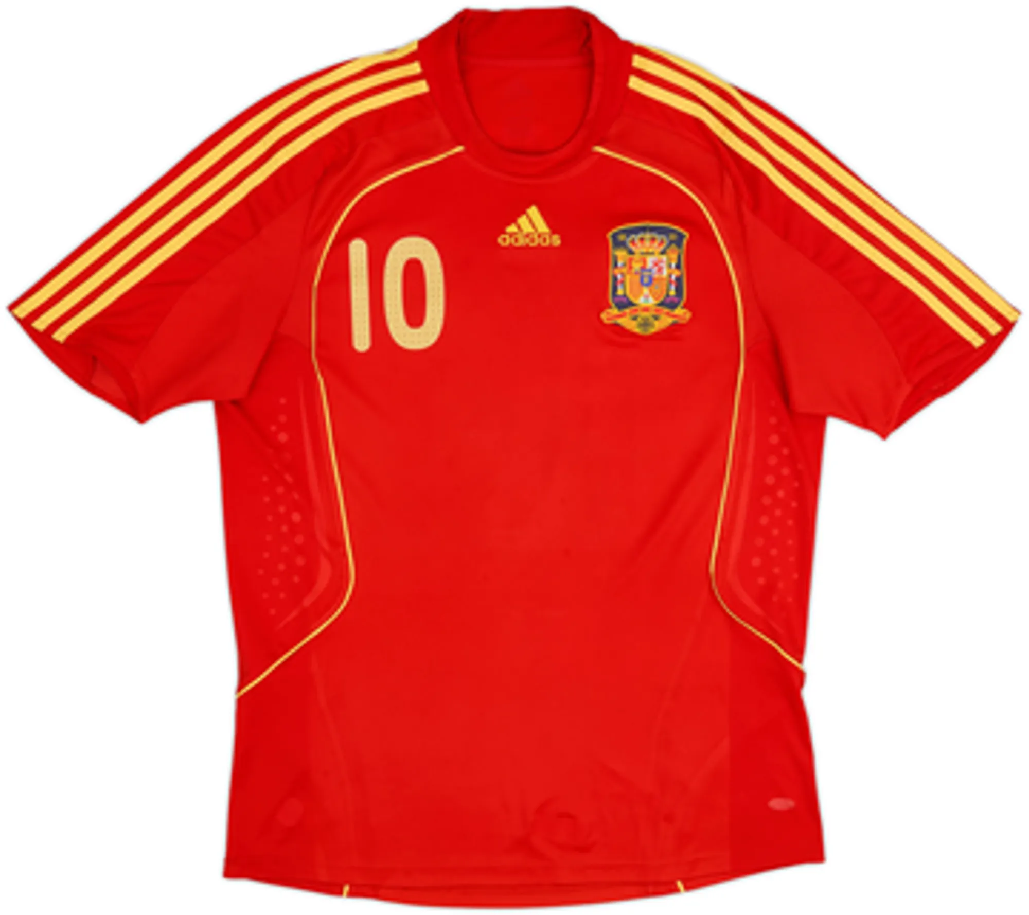 2007-09 Spain Home Shirt Fabregas #10 - 8/10 - (M)