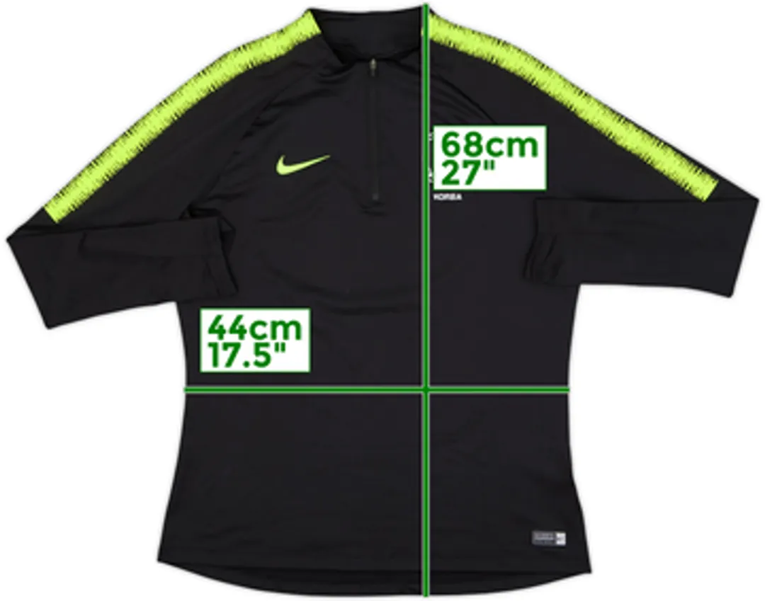 2018-19 South Korea Nike 1/4 Zip Drill Top - 8/10 - (XL