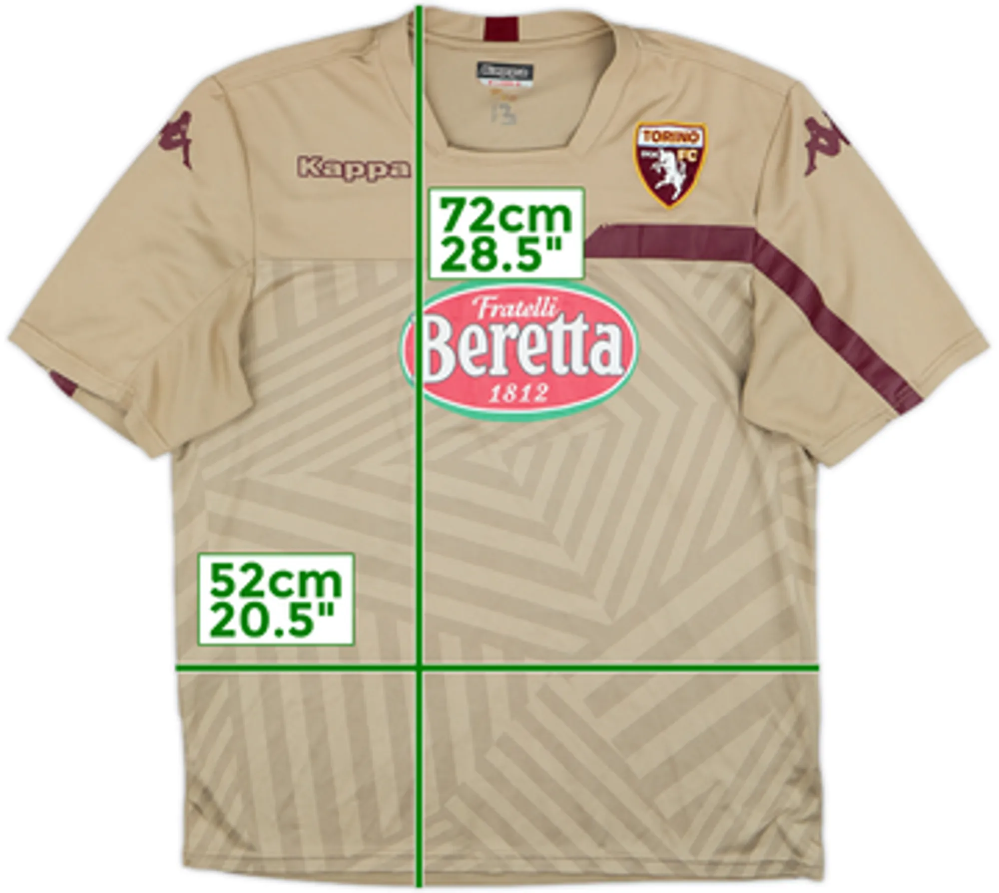 2015-16 Torino Kappa Player Issue Training Shirt #13 - 7/10 - (XL)