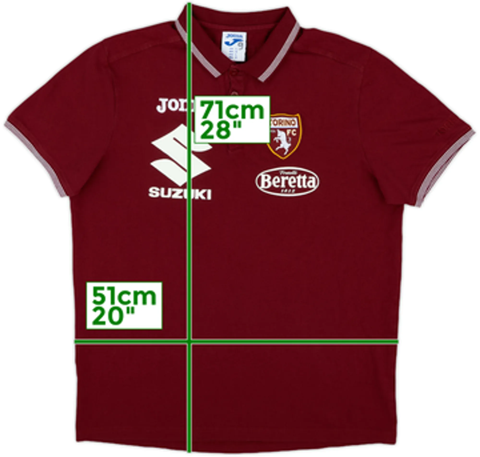 2019-20 Torino Joma Polo Shirt - 8/10 - (L)