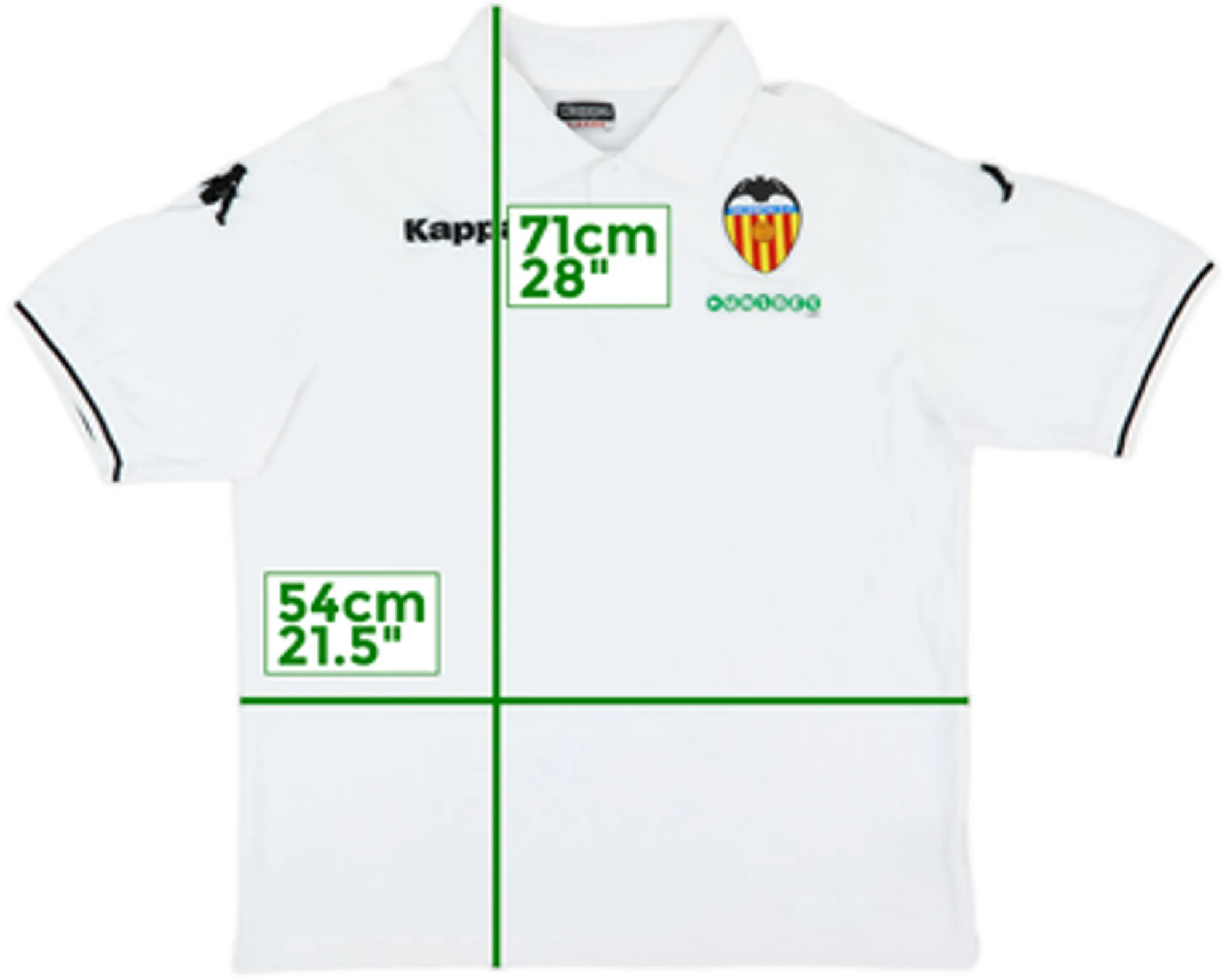 2009-10 Valencia Kappa Polo Shirt - 7/10 - (L)