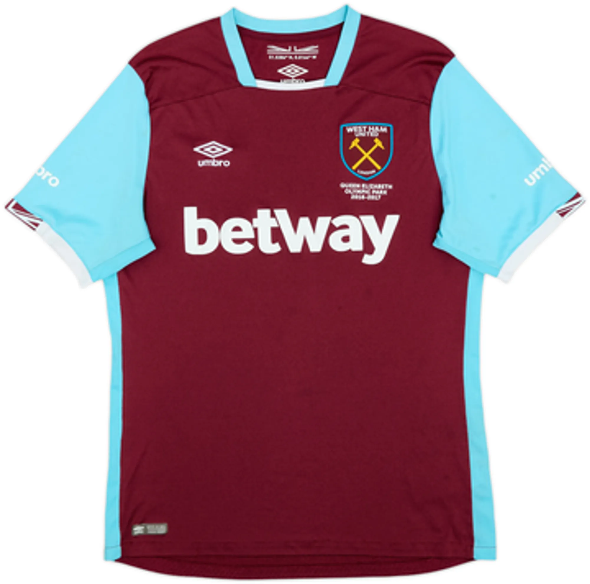 2016-17 West Ham Home Shirt Noble #16 - 7/10 - (S)