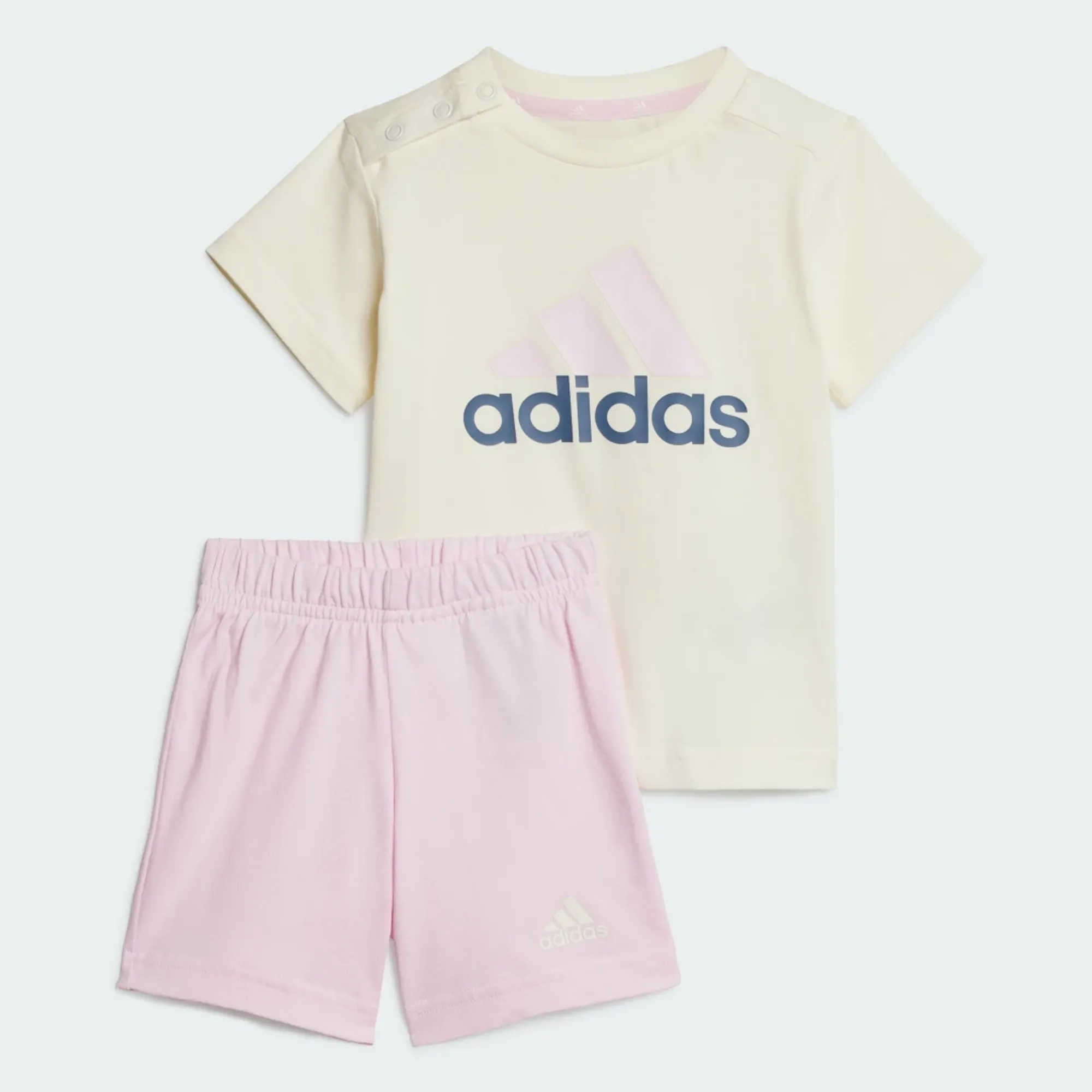 adidas Essentials Organic Cotton Tee and Shorts Set