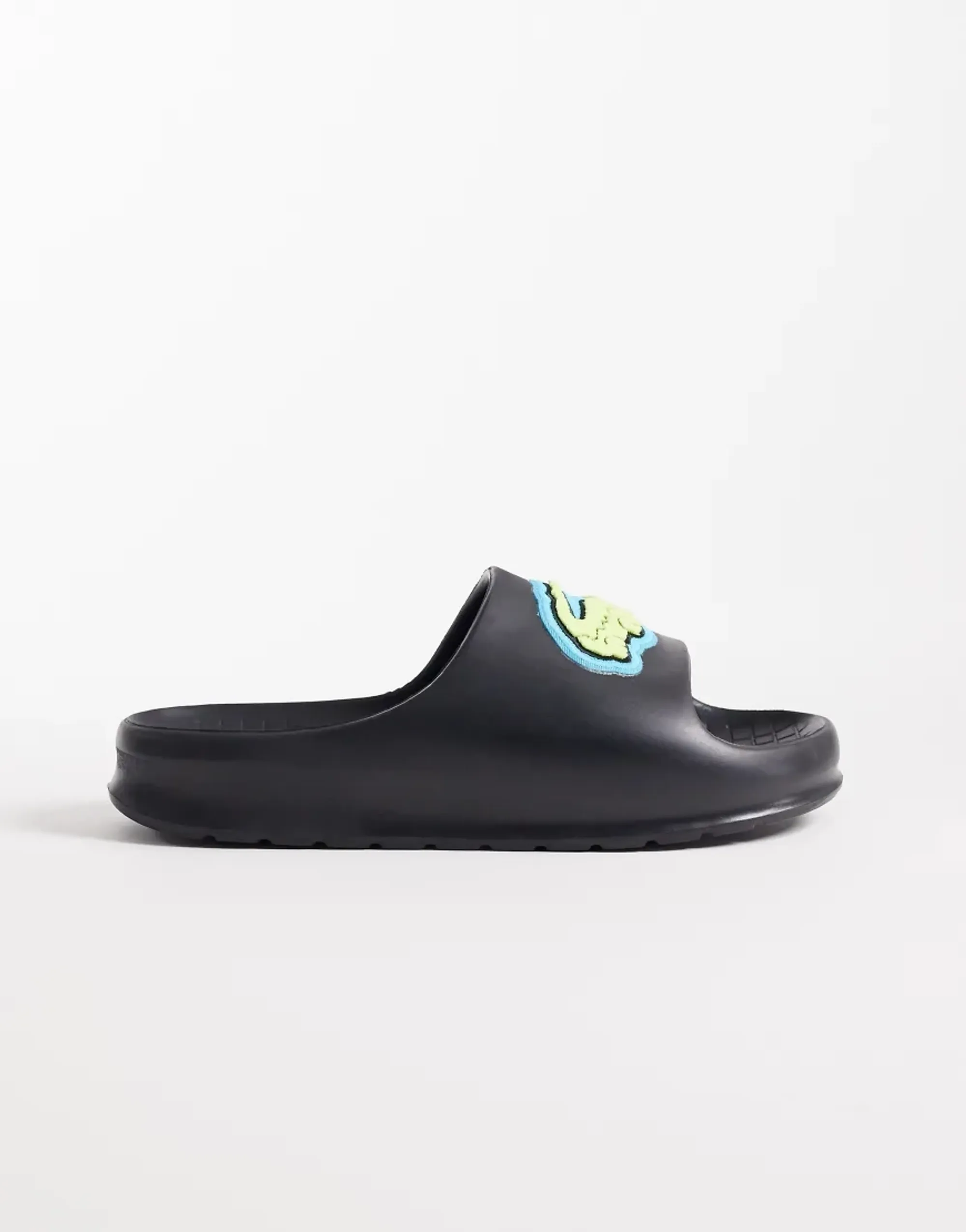 Lacoste Men's Serve Slides 2.0 - Black / Blue