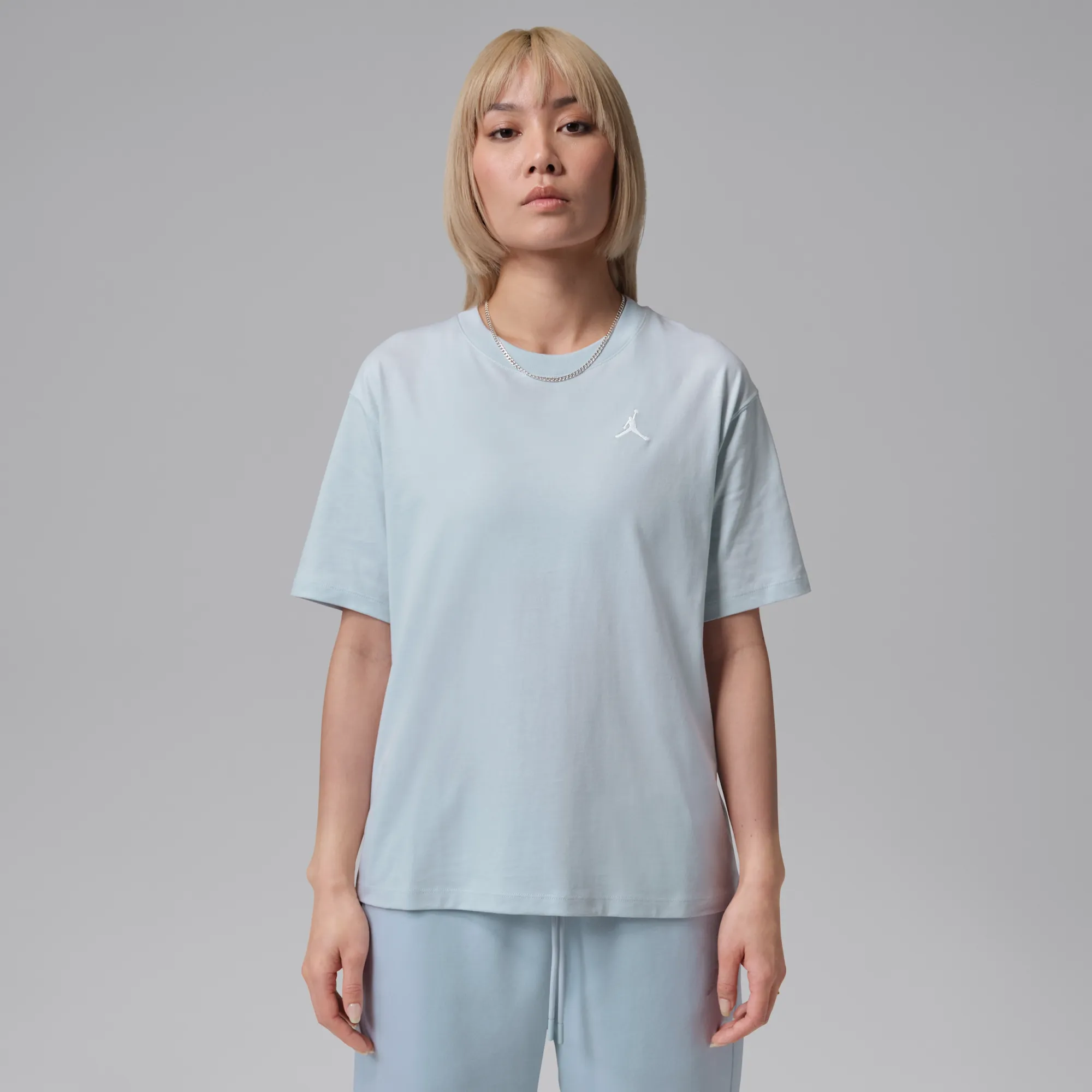 Nike Jordan Essentials Women's Top - Blue - Cotton