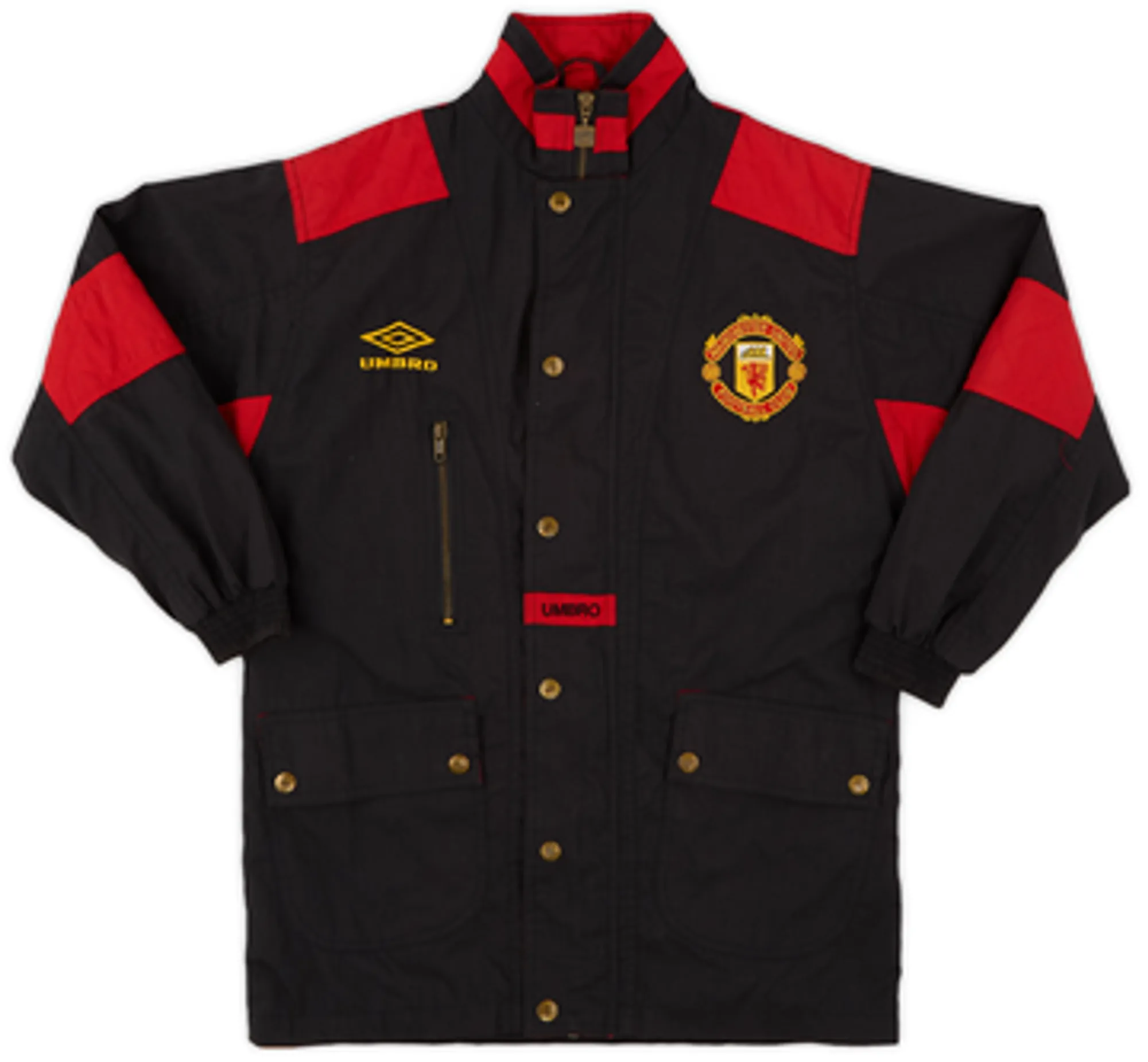 1994-95 Manchester United Umbro Bench Coat - 8/10 - (XL)
