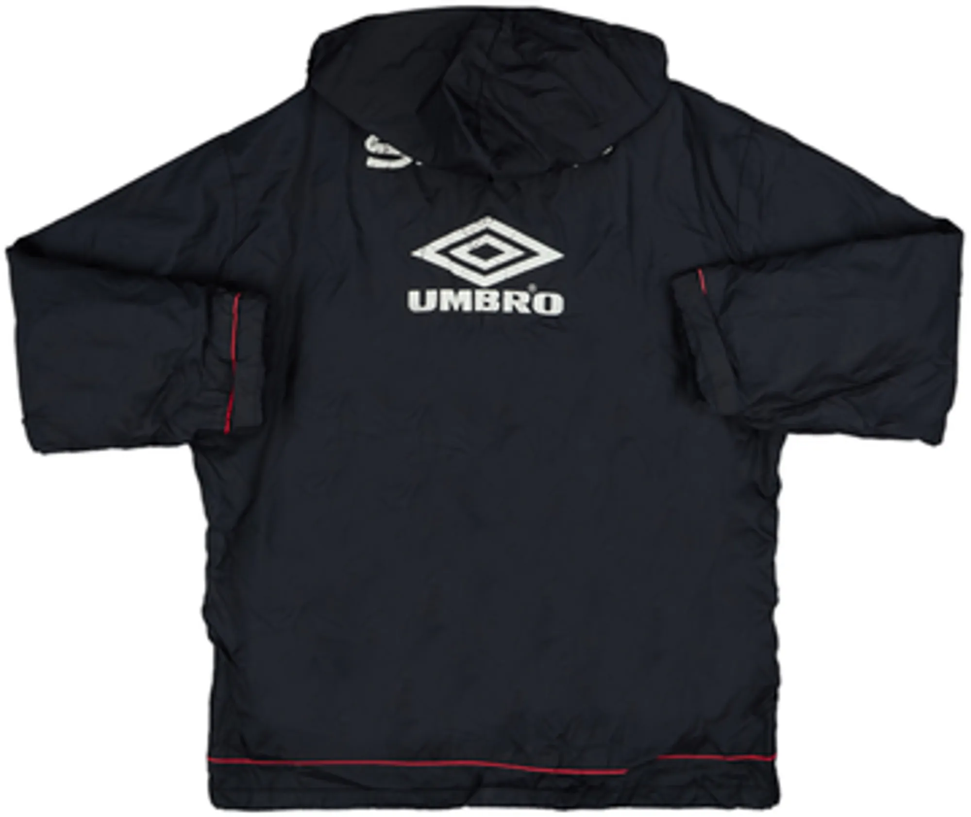 1998-99 Manchester United Umbro Padded Bench Coat - 4/10 - (XL)