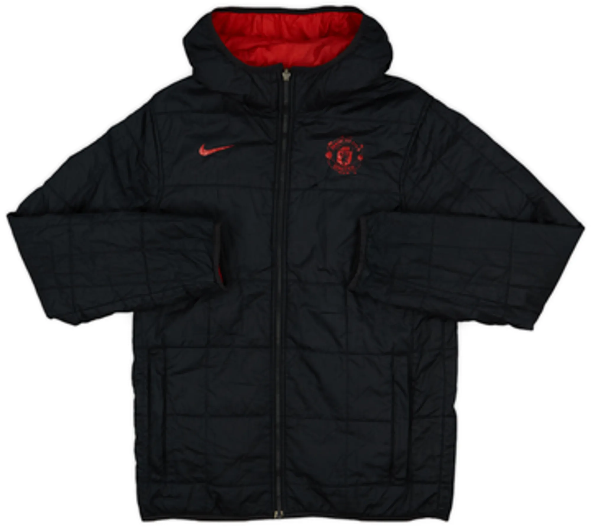 2011-12 Manchester United Nike Bench Coat - 7/10 - (L)