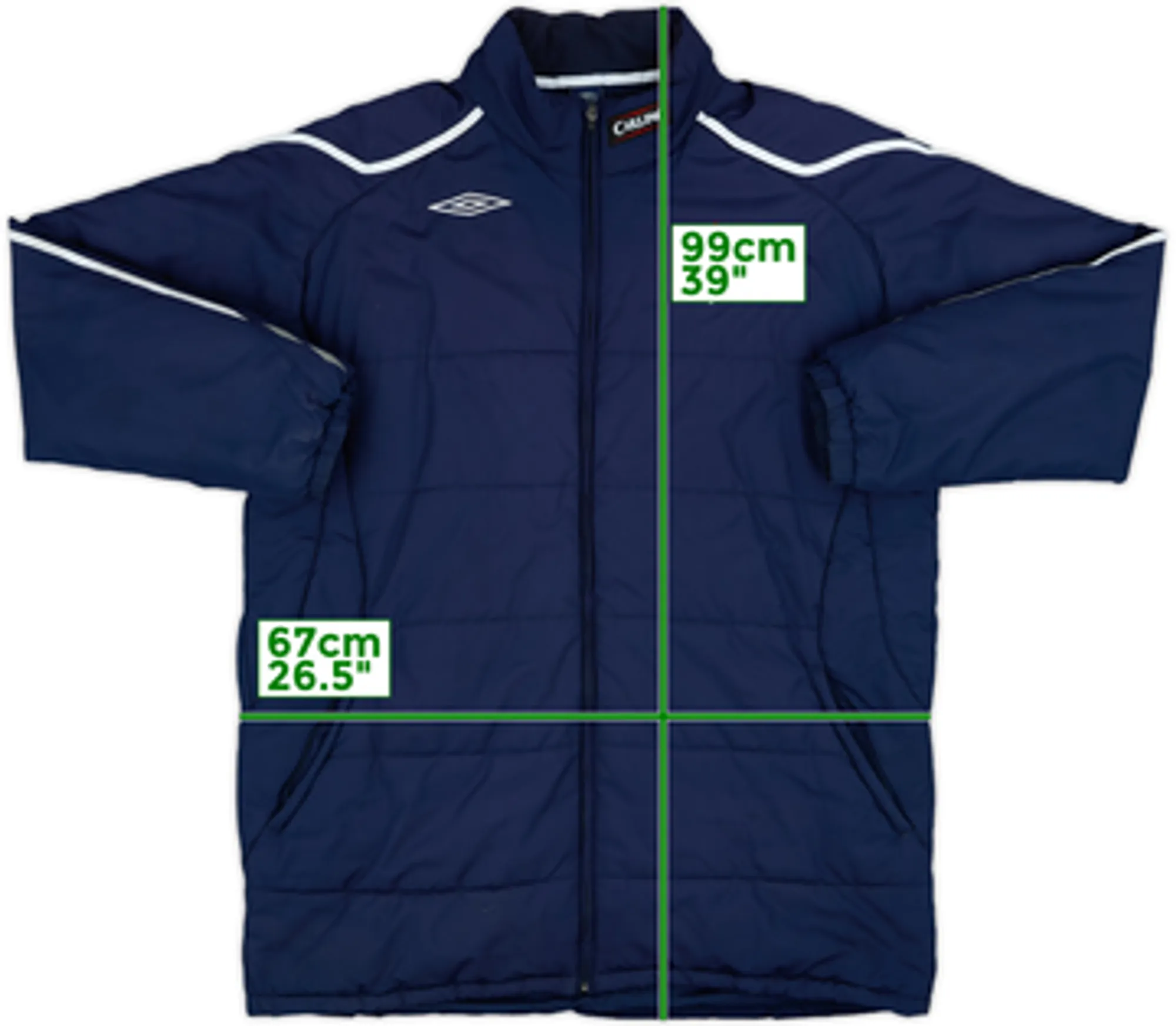 2007-08 Rangers Umbro Padded Bench Coat - 8/10 - (XXL)