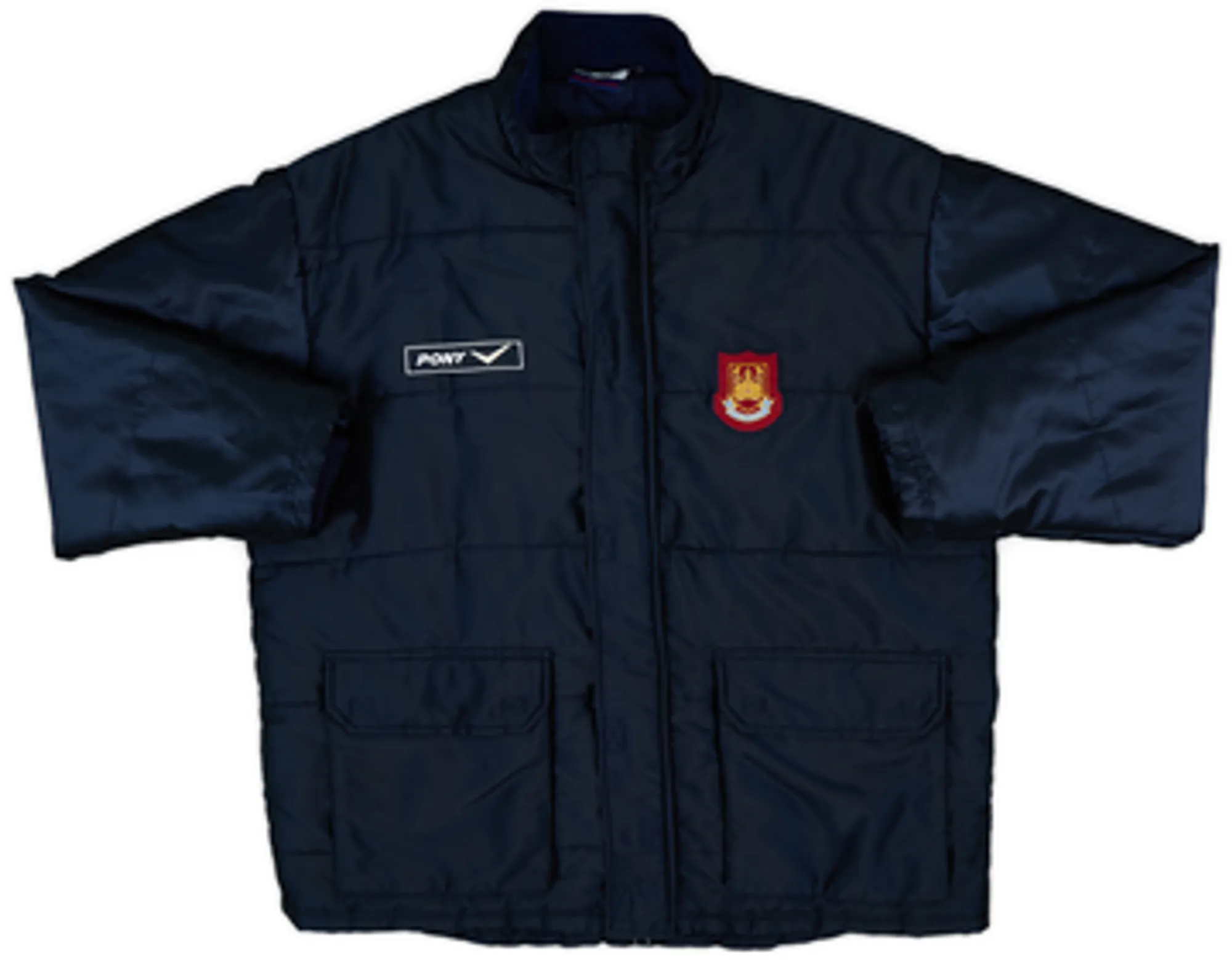 1997-98 West Ham Pony Padded Bench Coat - 9/10 - (XXL)