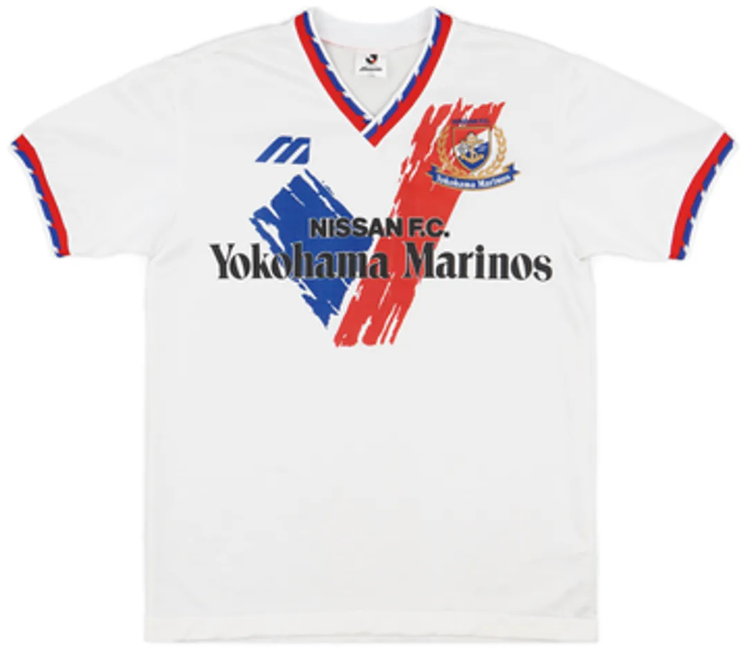 1993-94 Yokohama Marinos Mizuno Training Shirt - 8/10 - (L