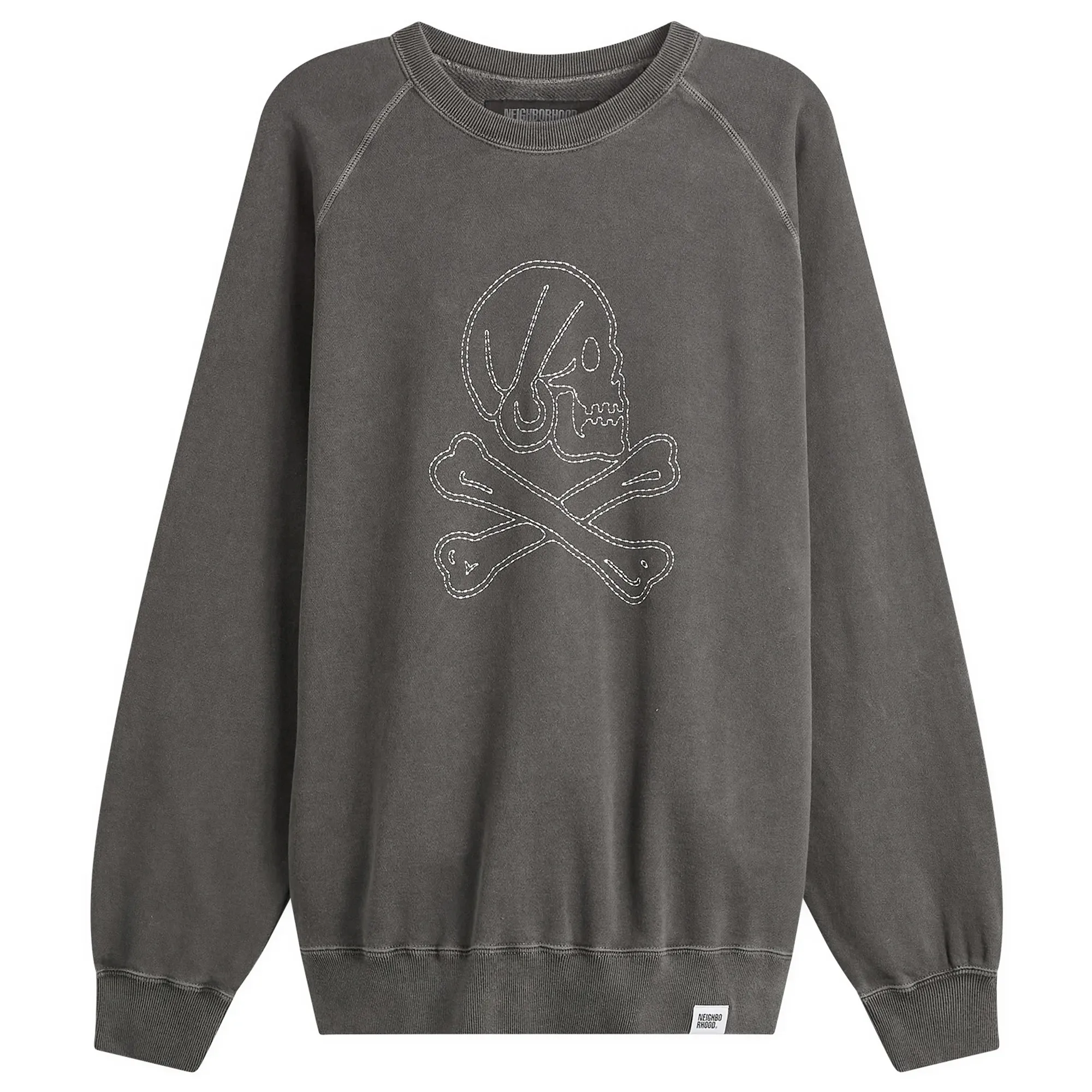 Neighborhood Men's Pigment Dyed Sweat Shirt Black