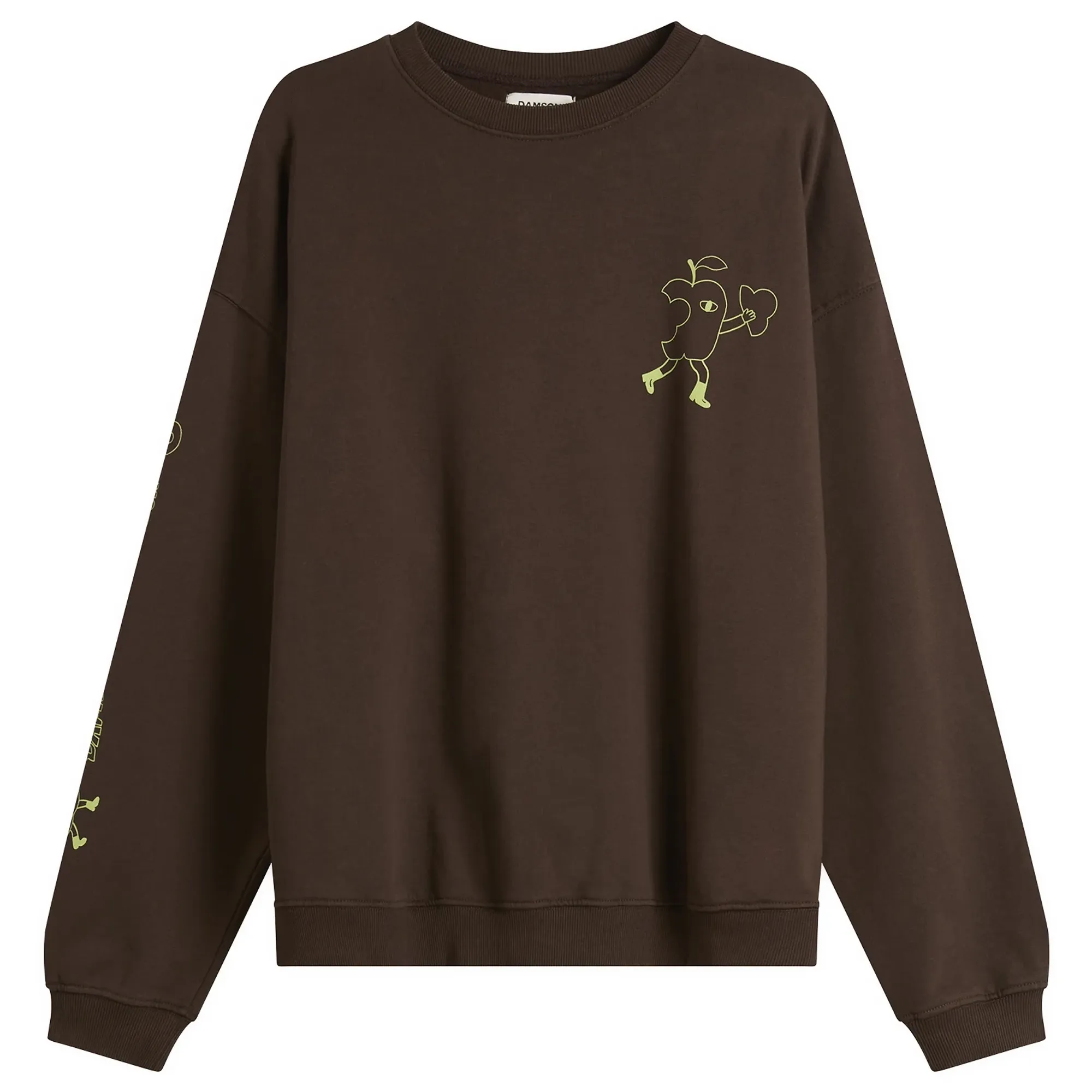 Damson Madder Women's Apple Peel Sweatshirt Brown