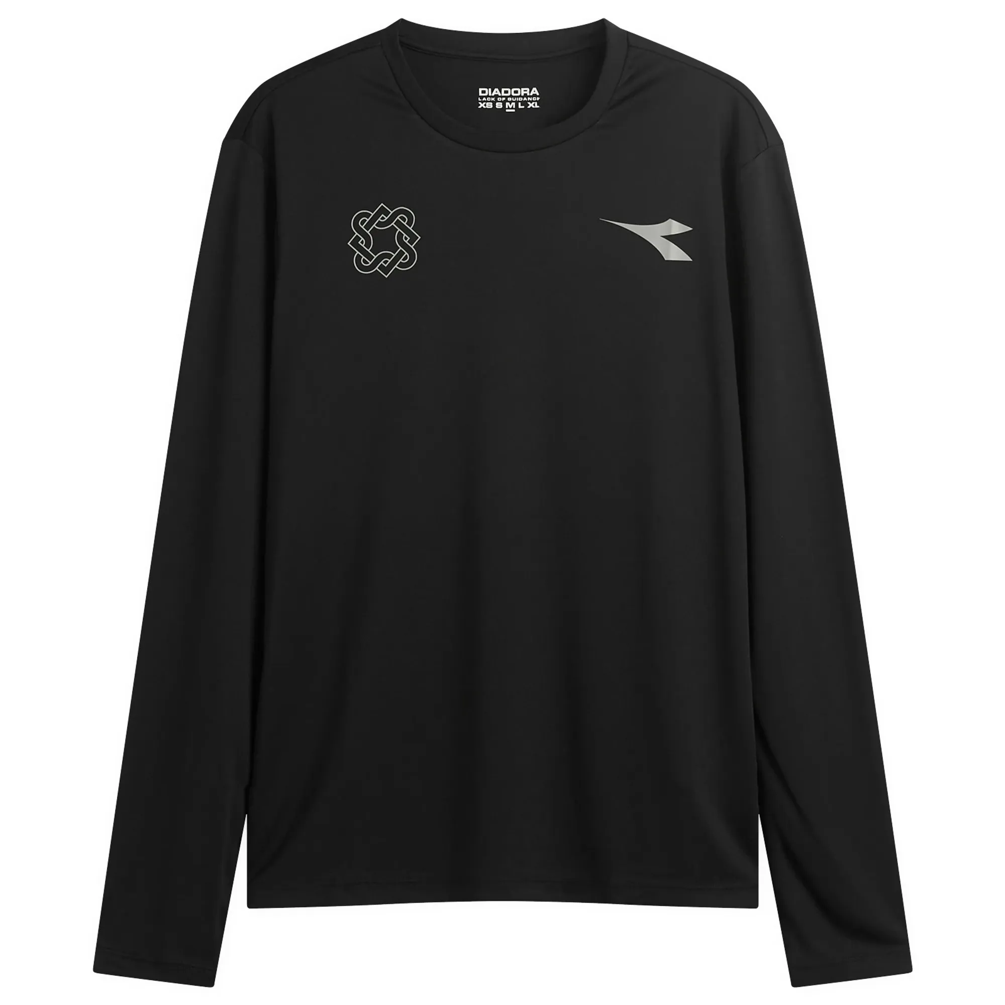 Diadora Men's x Lack of Guidance Graphic T-Shirt Grey