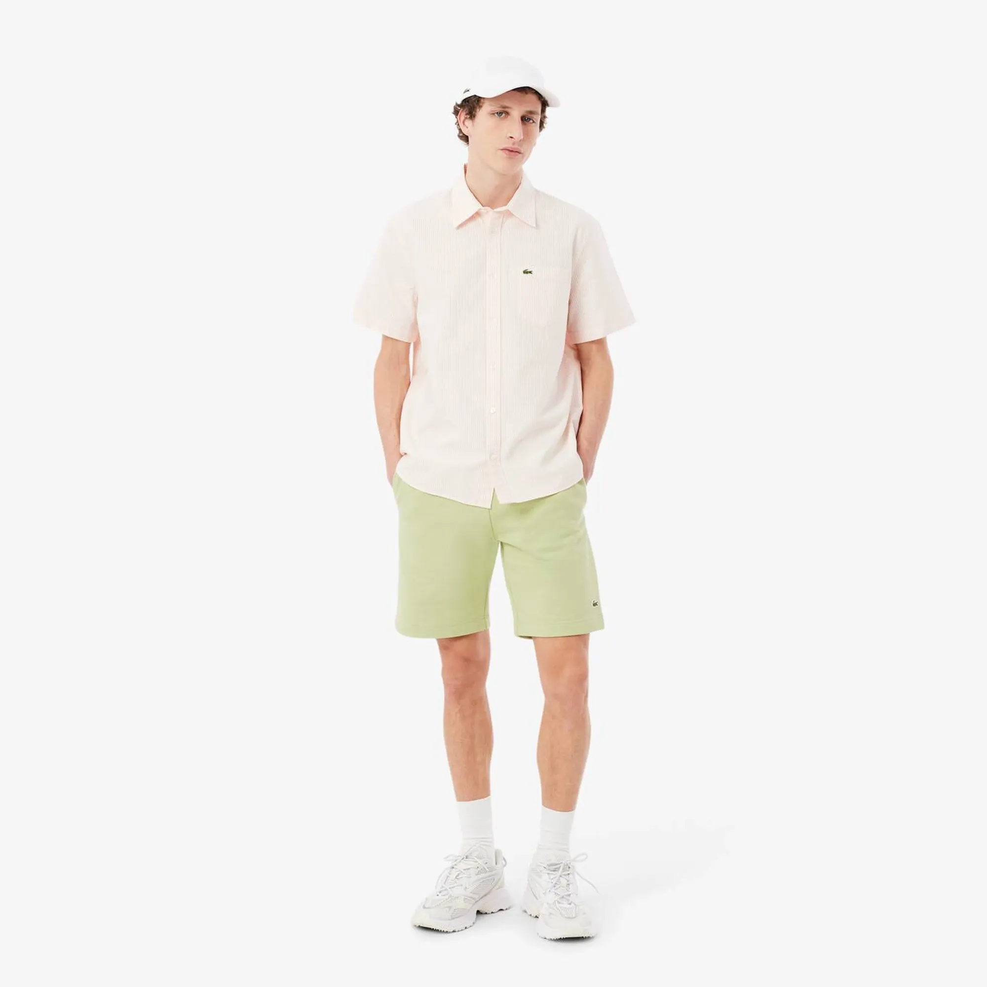 Lacoste Regular Fit Fleece Shorts - Green