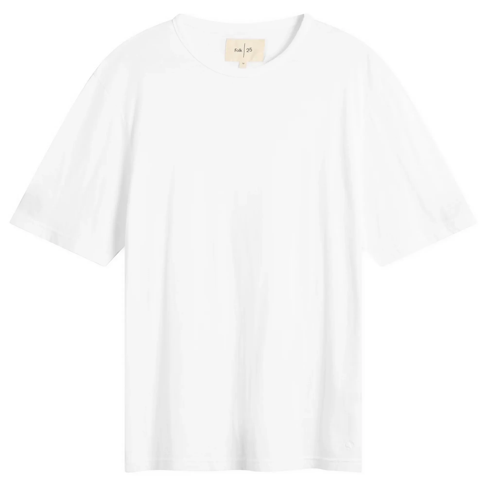 Folk Men's Relaxed Assembly T-Shirt White Nep