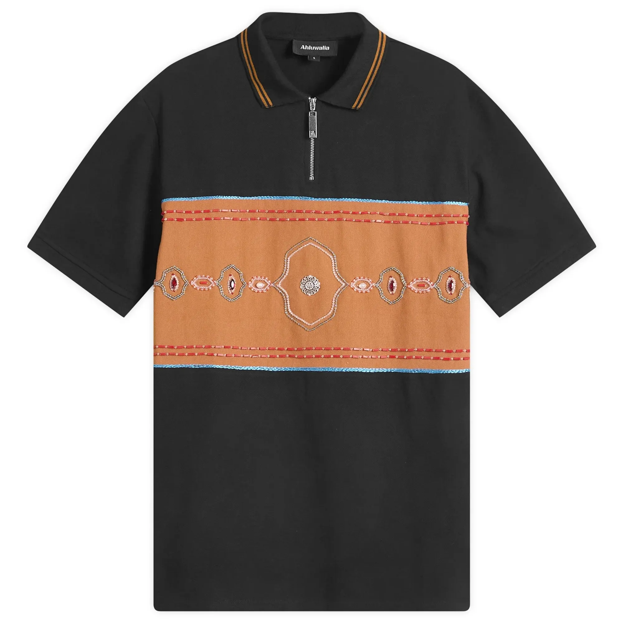 Ahluwalia Women's Radha Polo Top Black