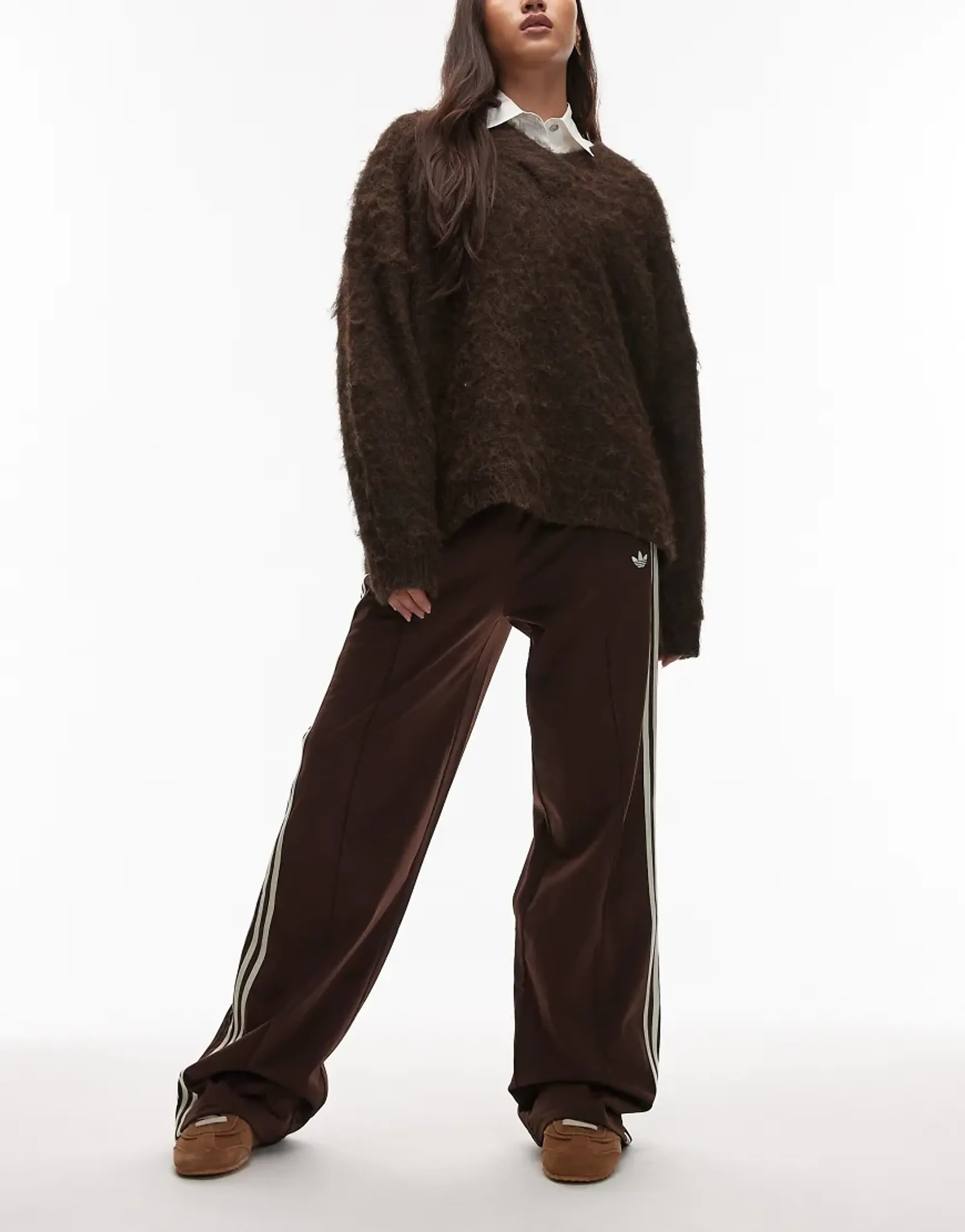 Pants Adidas Fb Loose Track Pants Auburn/ Crew White Xs